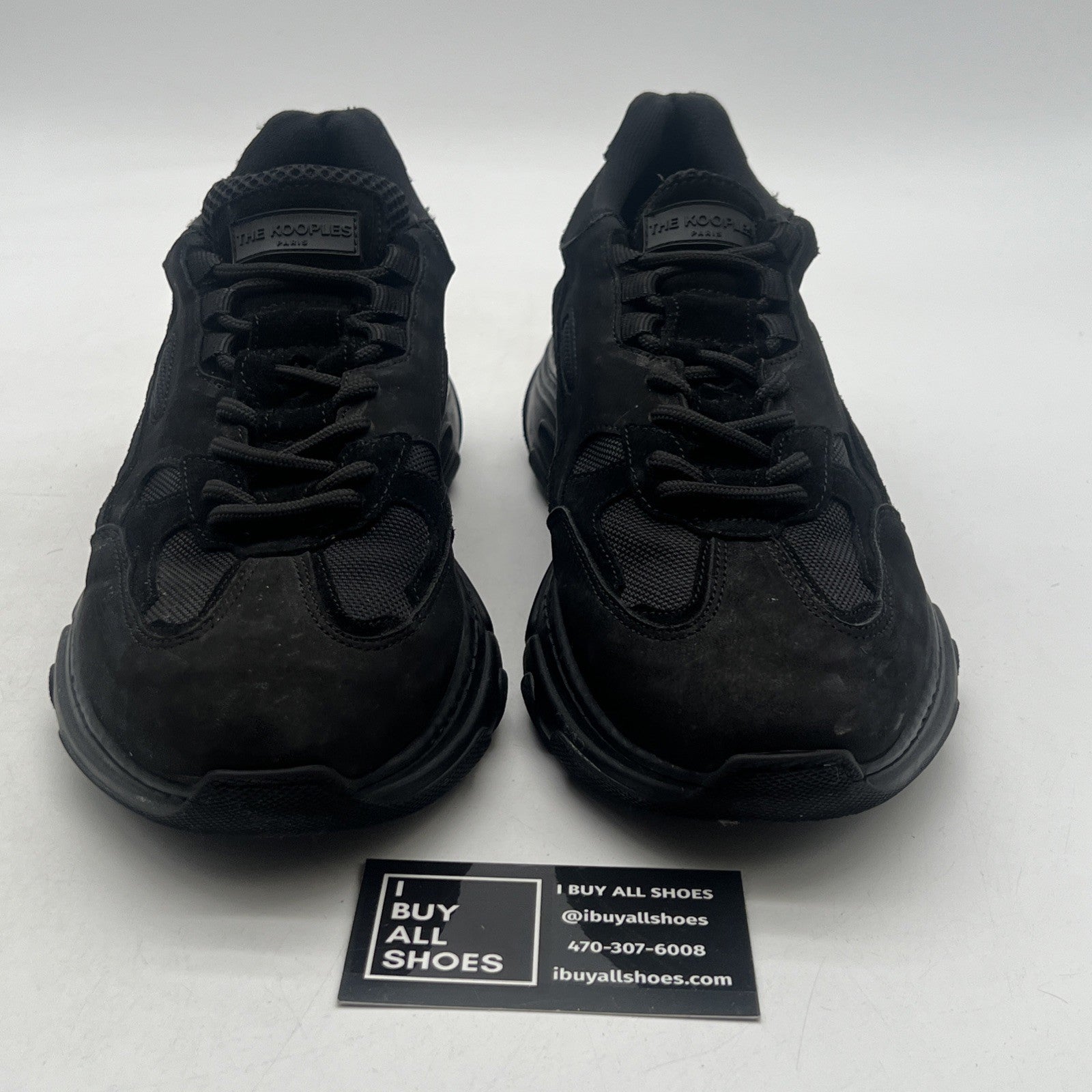 Size 42 - The Kooples Trainer Triple Black