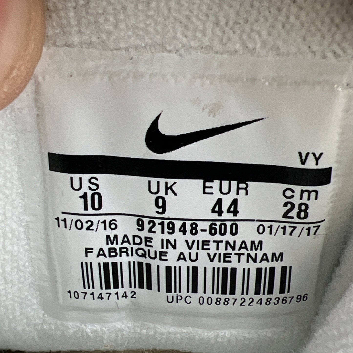 Size 10 - Nike Air More Uptempo Bulls 2017 (921948-600)