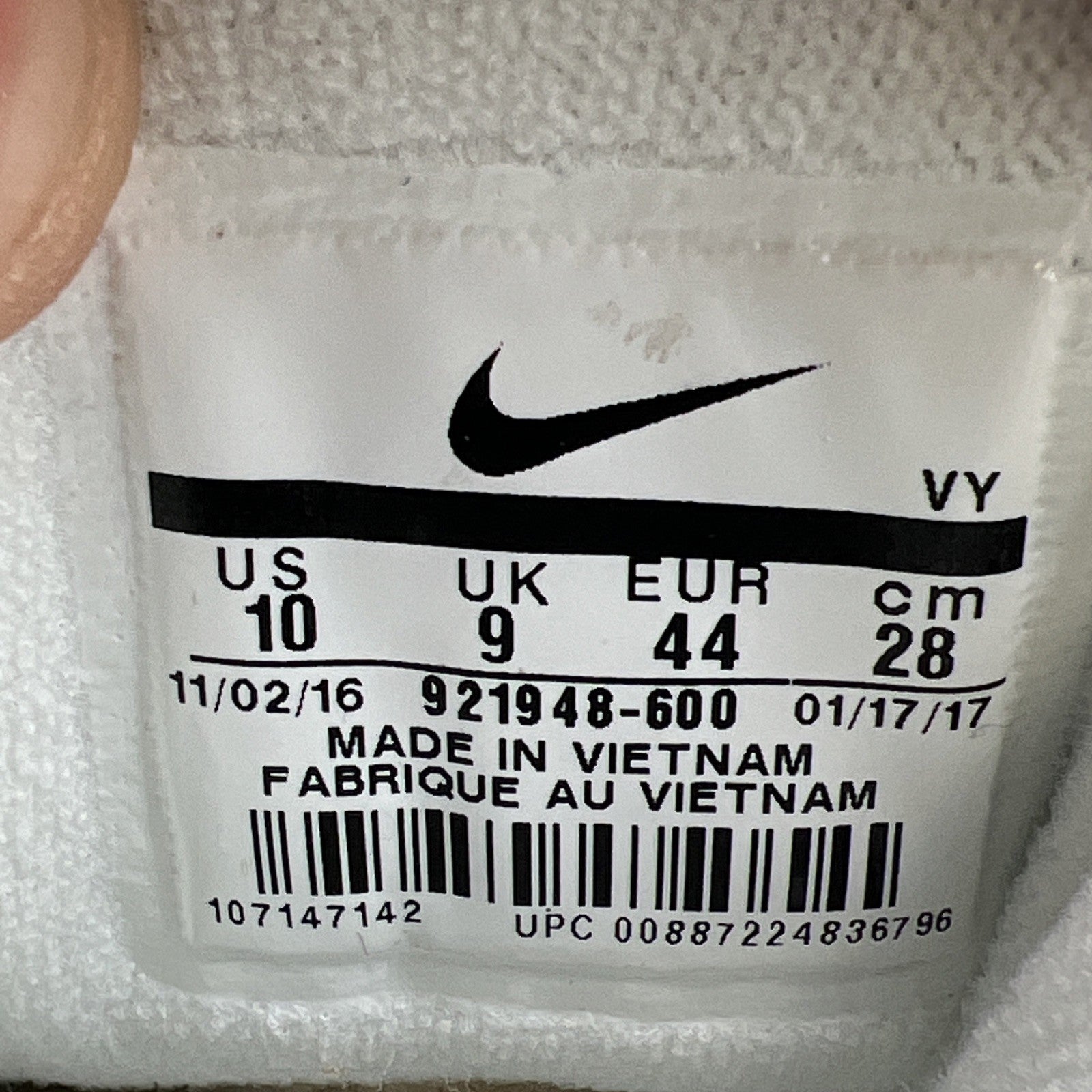 Size 10 - Nike Air More Uptempo Bulls 2017 (921948-600)