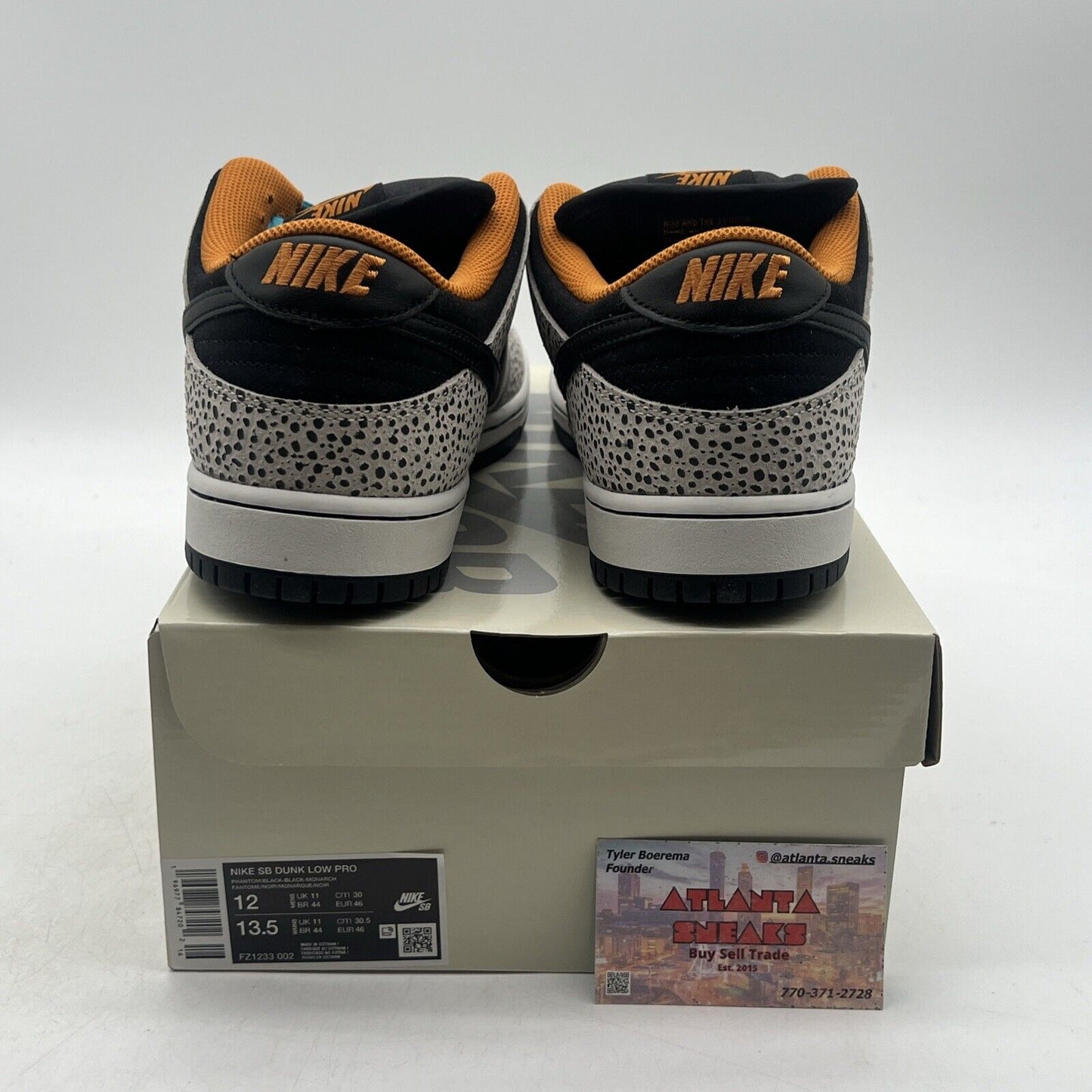 Size 12 - Nike Dunk Pro SB Low Electric Pack (FZ1233-002)