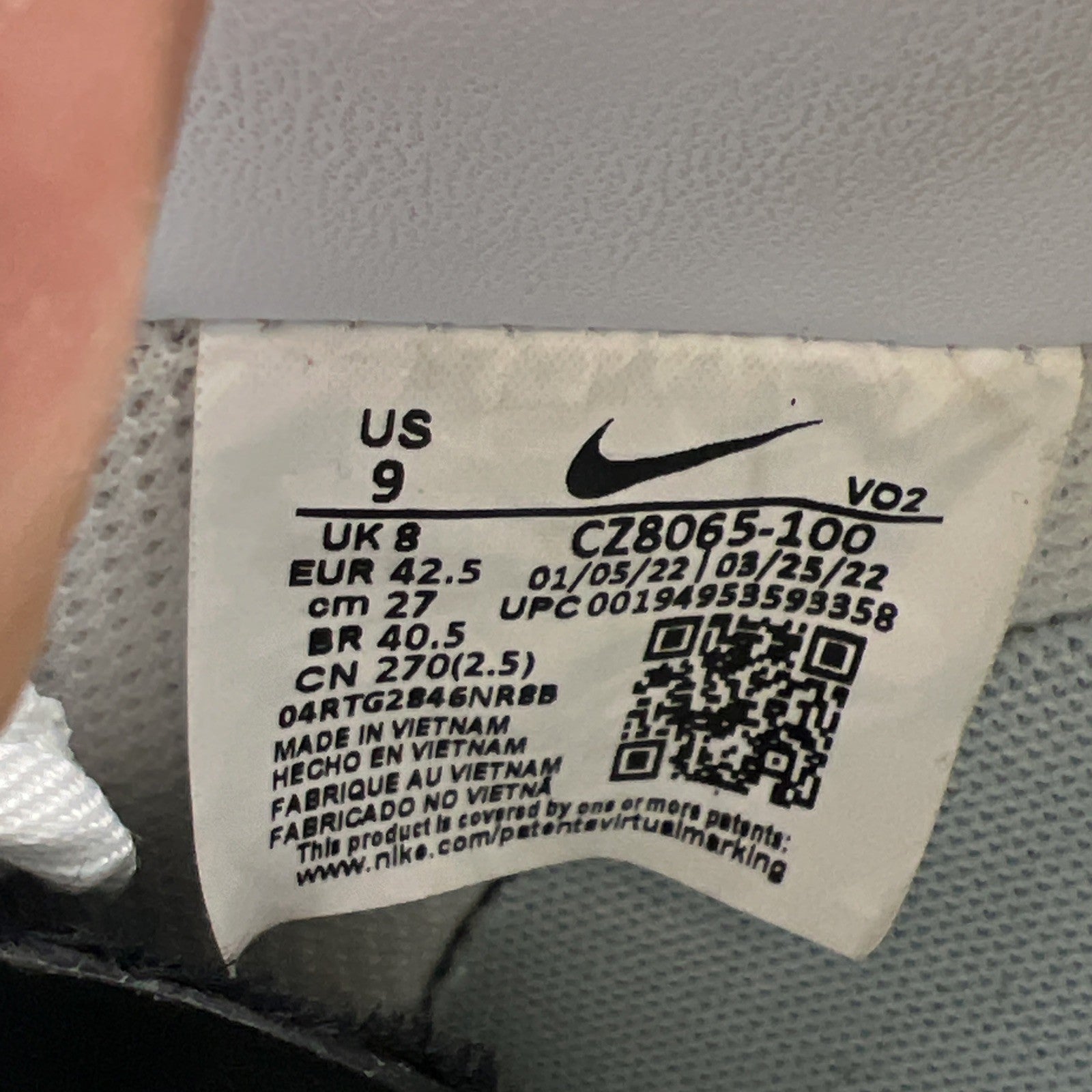 Size 9 - Nike Air Force 1 x NOCTA Low Certified Lover Boy (CZ8065-100)