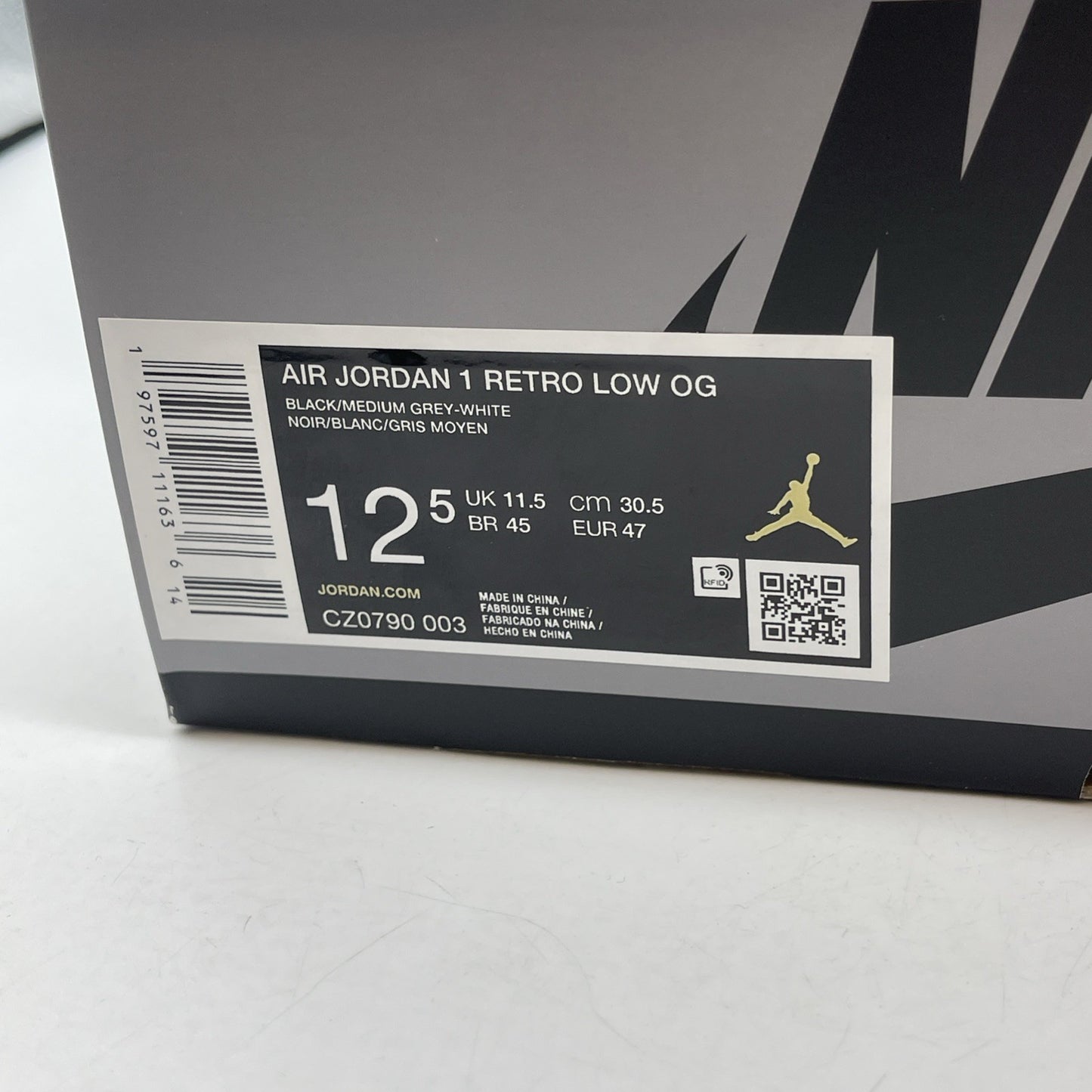Size 12.5 - Air Jordan 1 Retro OG 2024 Low Shadow Leather (CZ0790-003)
