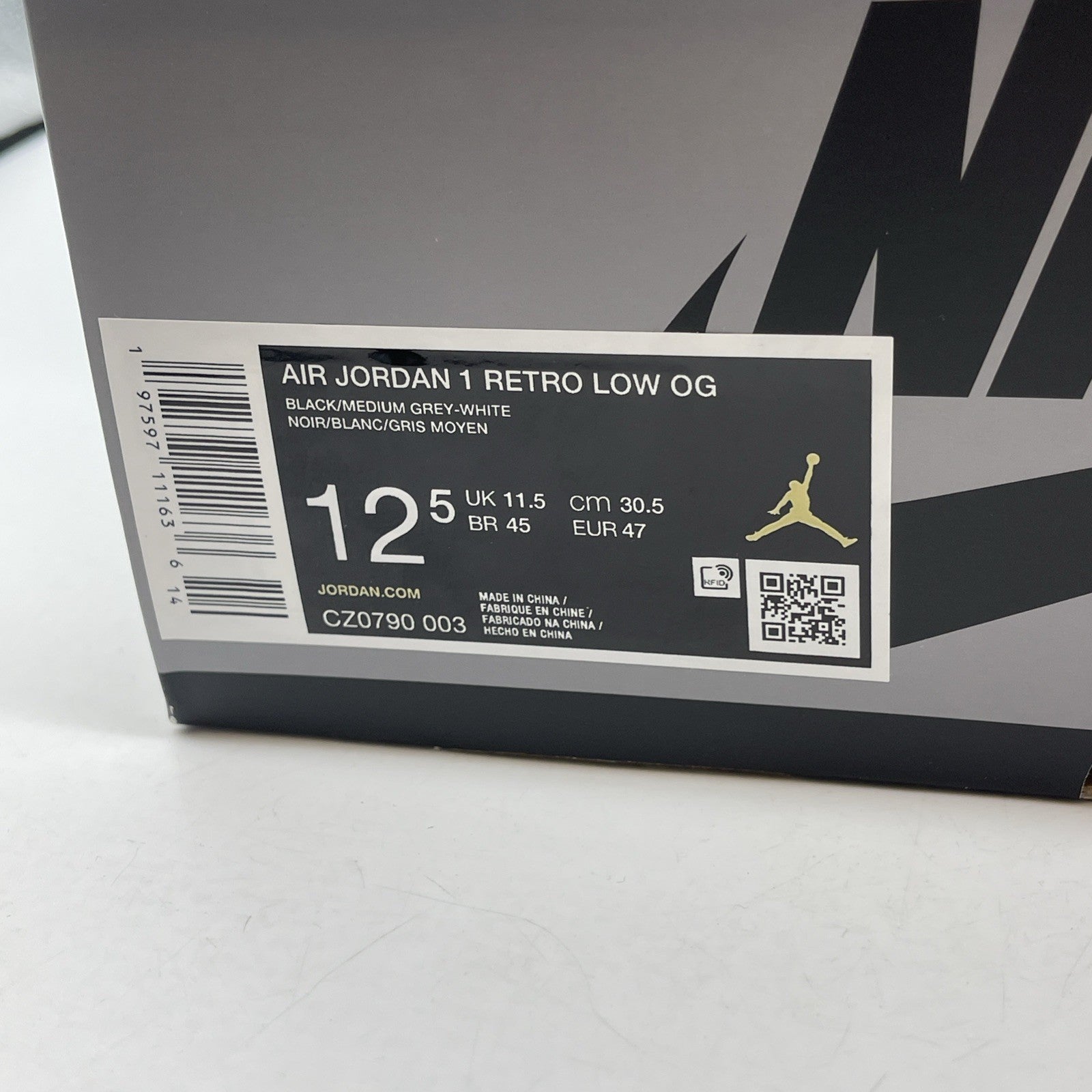 Size 12.5 - Air Jordan 1 Retro OG 2024 Low Shadow Leather (CZ0790-003)