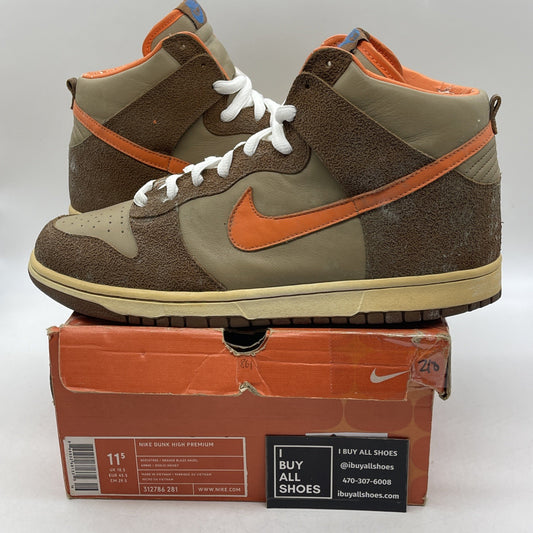 Size 11.5 - Nike Fantastic 4 x Dunk Premium High The Thing (312786-281)