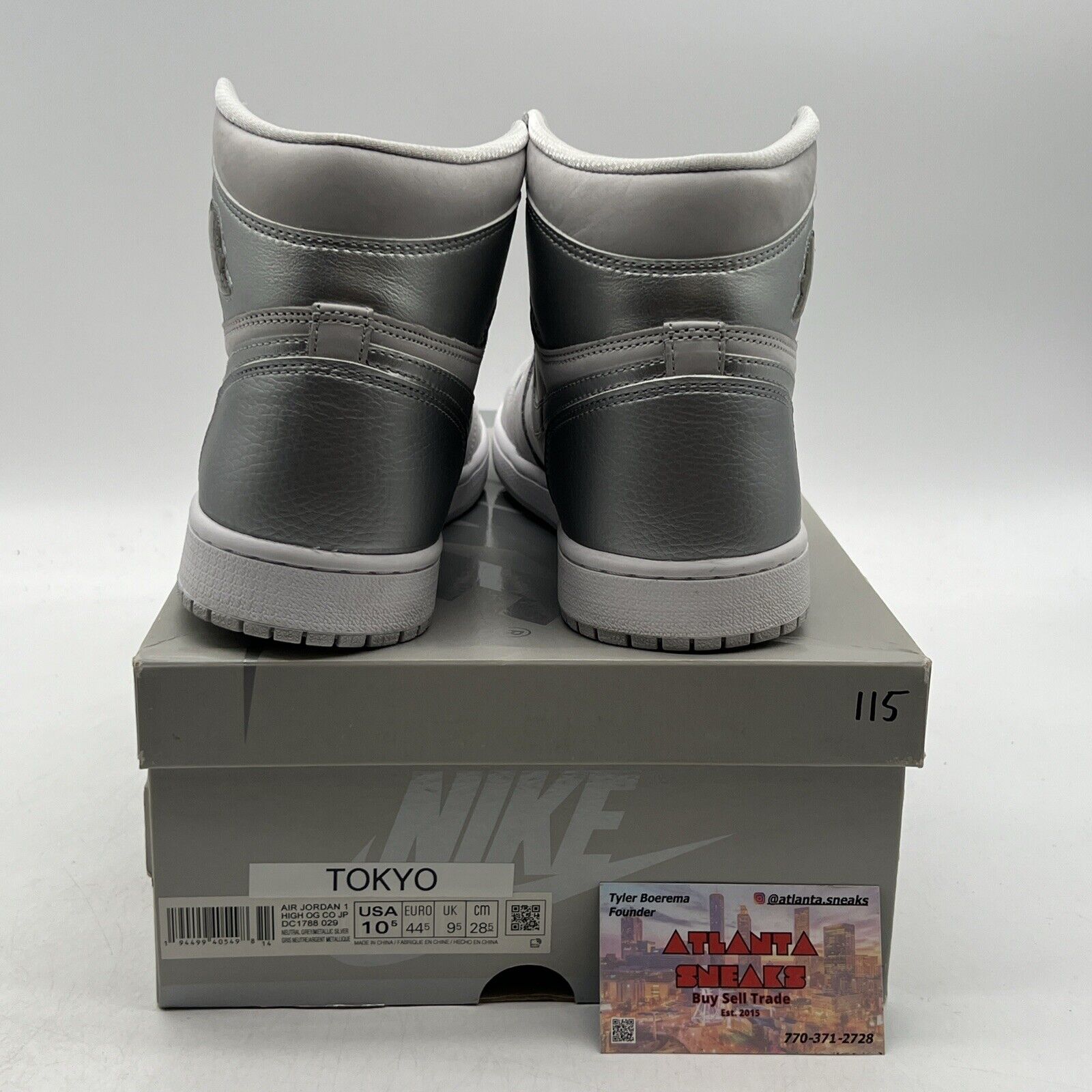 Size 10.5 - Air Jordan 1 Retro OG CO.JP High Tokyo Leather White (DC1788-029)