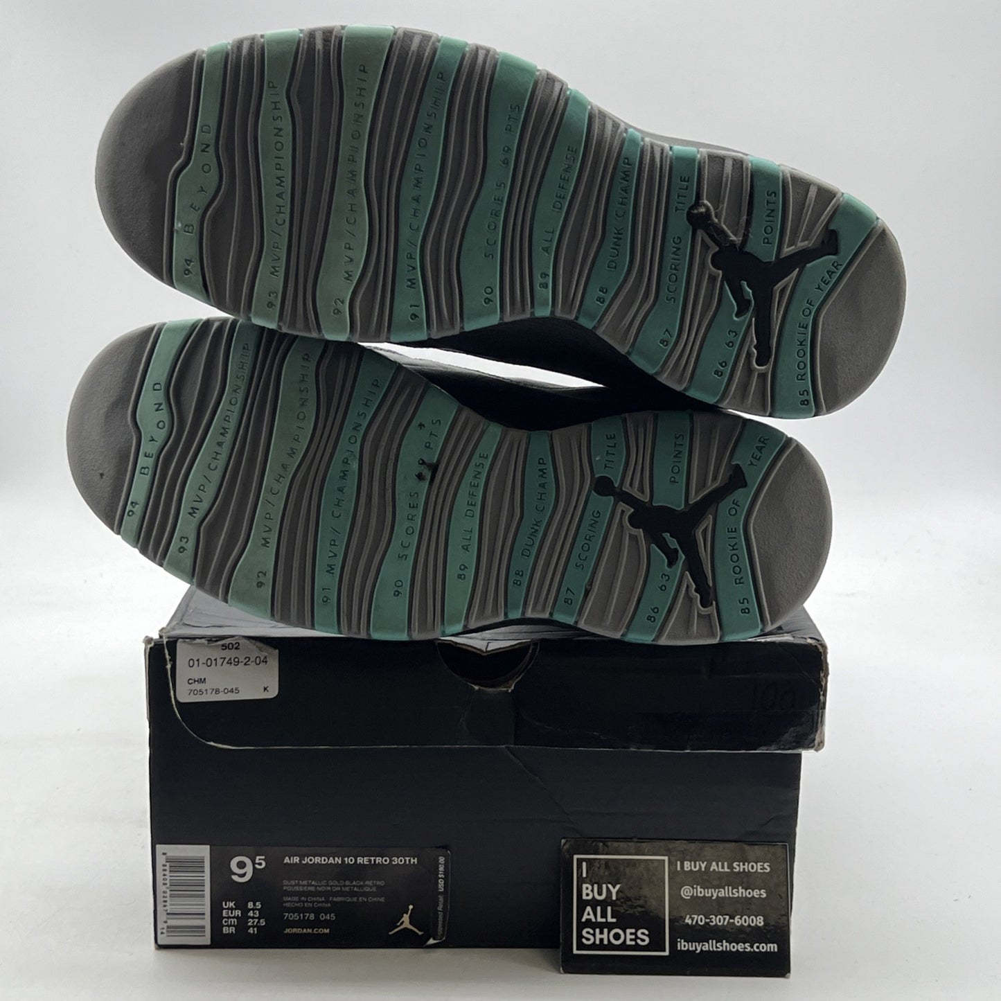 Size 9.5 - Air Jordan 10 Retro Lady Liberty (705178-045)