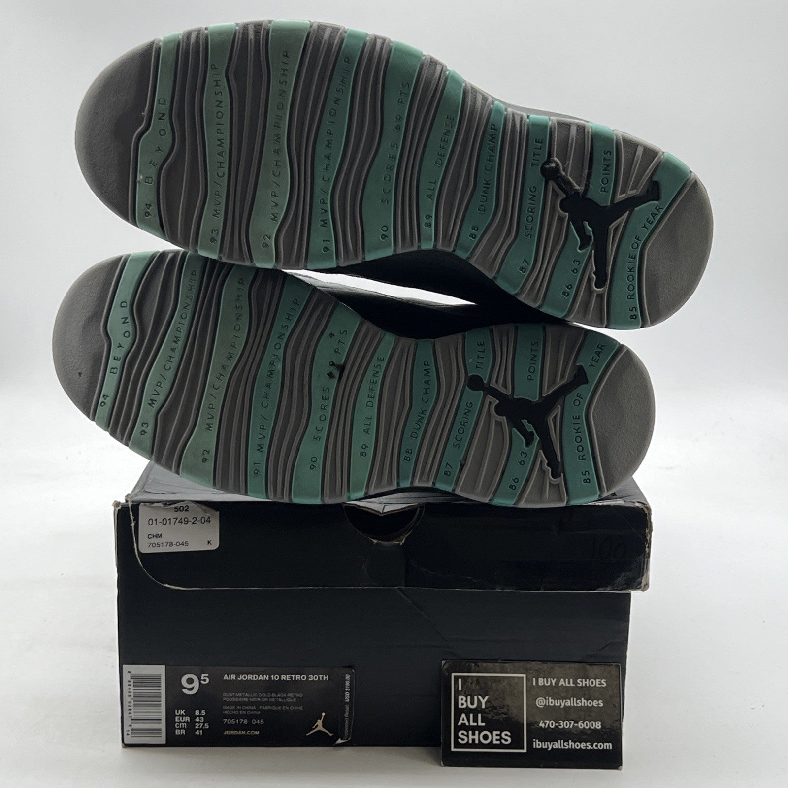 Size 9.5 - Air Jordan 10 Retro Lady Liberty (705178-045)