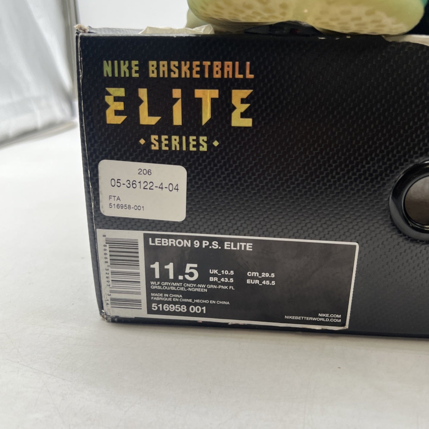 Size 11.5 - Nike LeBron 9 P.S. Elite South Beach (516958-001)