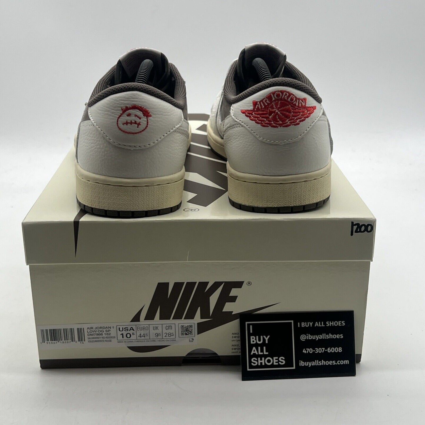 Size 10.5 - Air Jordan 1 Low OG x Travis Scott Reverse Mocha (DM7866-162)