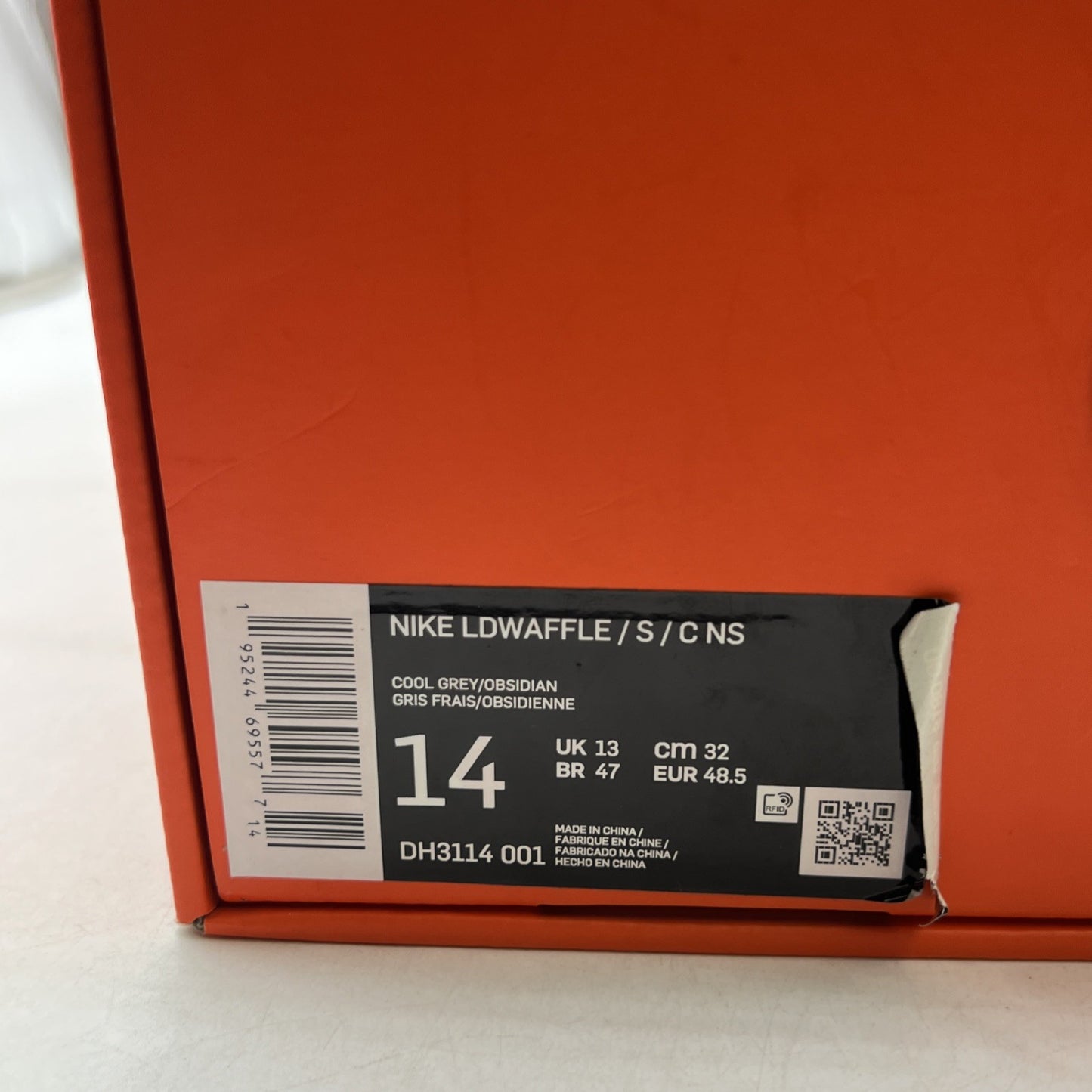 Size 14 - Nike sacai x Clot x LDWaffle Kiss Of Death 2 (DH3114-001)