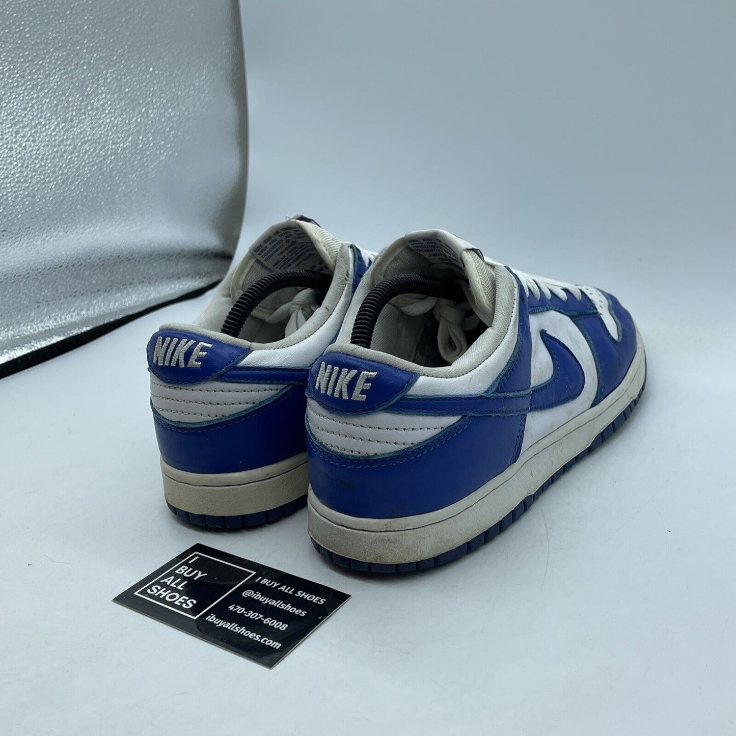Size 8.5 - Nike Dunk Low Retro SP Kentucky 2020 Blue White Leather (CU1726-100)