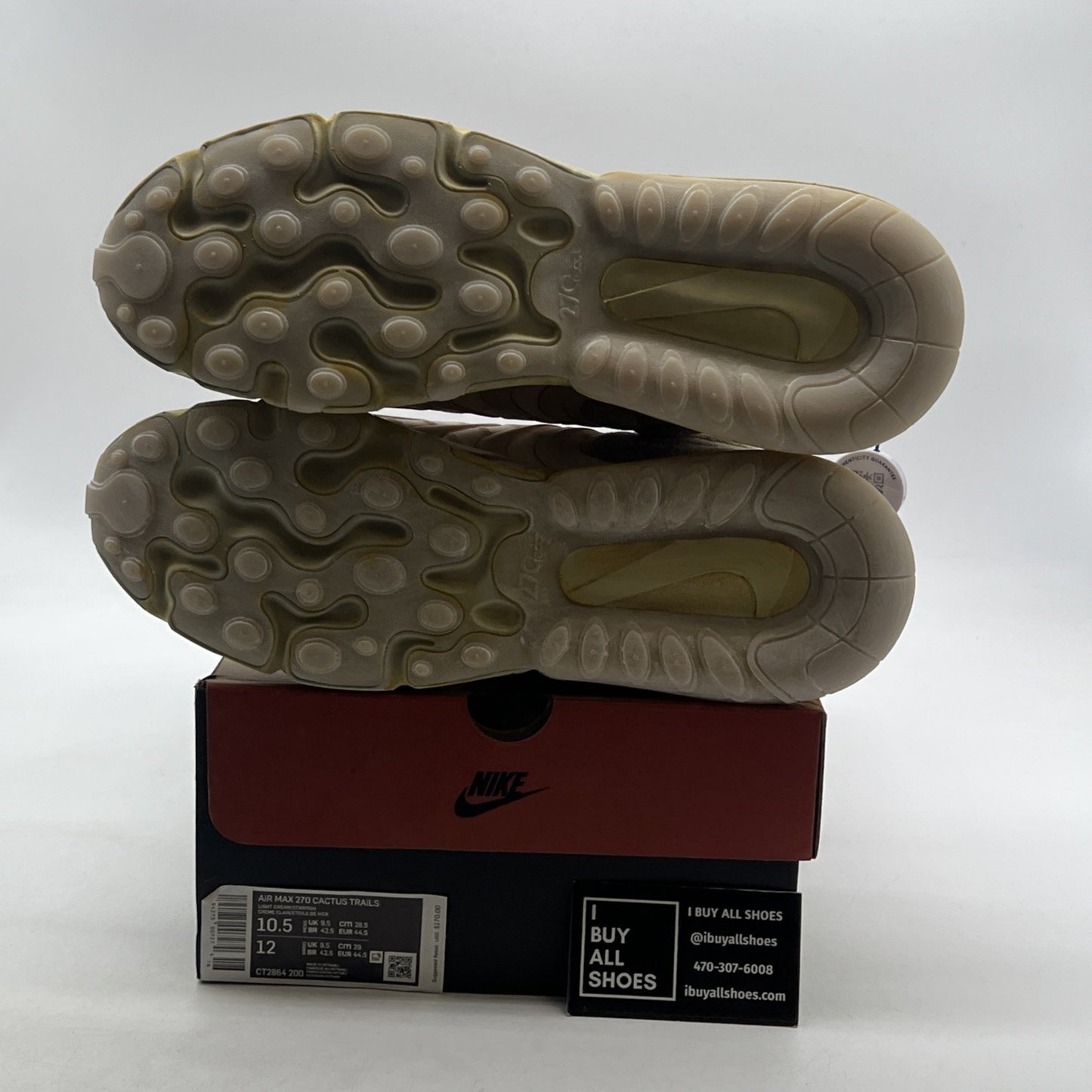 Size 10.5 - Nike Travis Scott x Air Max 270 React ENG Cactus Trails (CT2864-200)