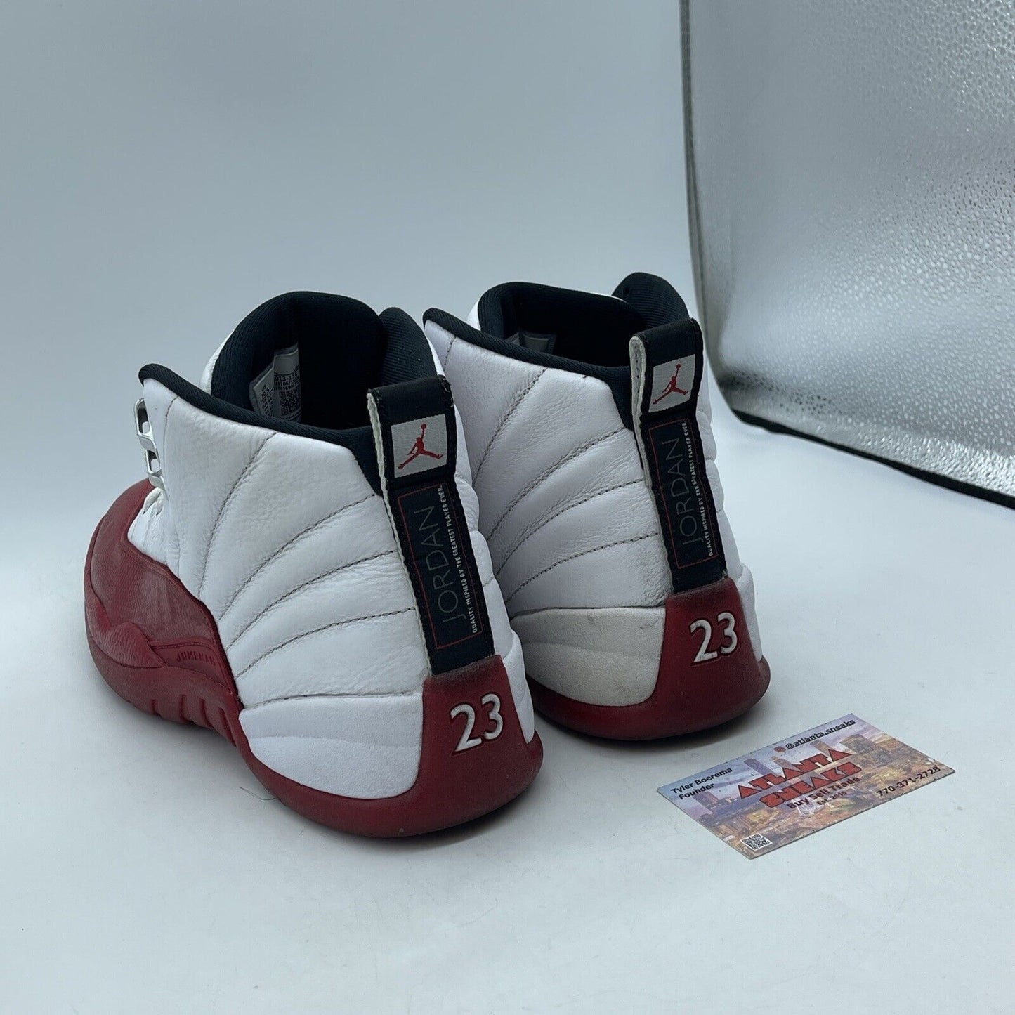 Size 10.5 - Jordan 12 Retro 2023 Mid Cherry Red Black White Leather (CT8013-116)