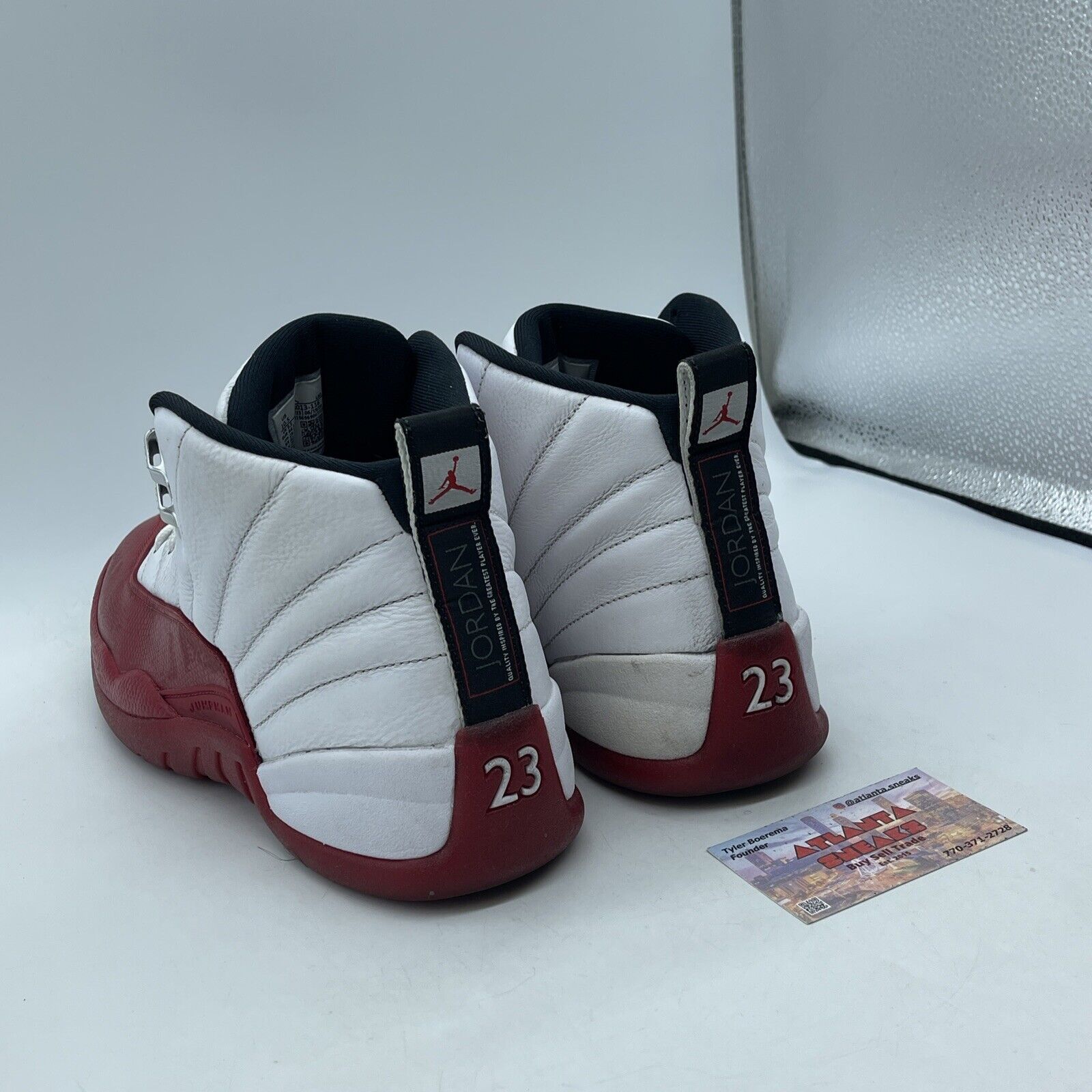 Size 10.5 - Jordan 12 Retro 2023 Mid Cherry Red Black White Leather (CT8013-116)