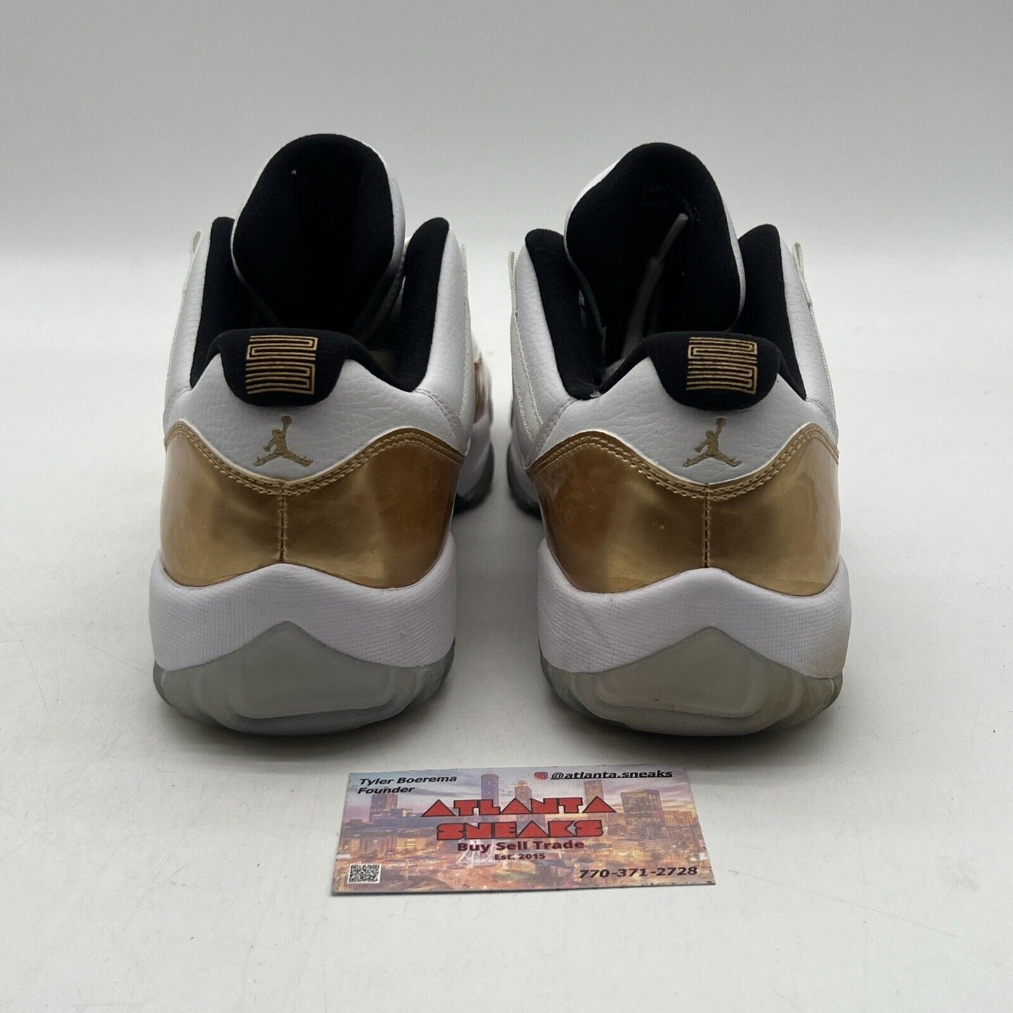 Size 10.5 - Air Jordan 11 Retro Low Closing Ceremony White Gold (528895-103)