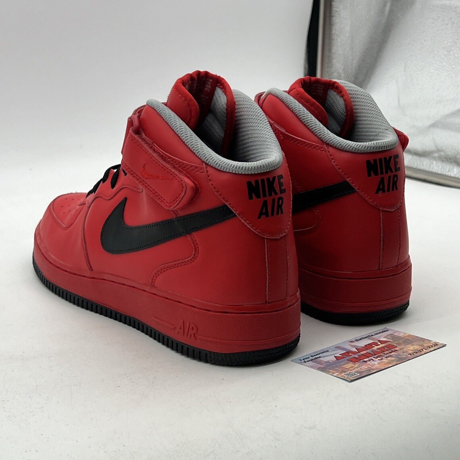 Size 10.5 - Nike ID Air Force 1 Mid Triple Red