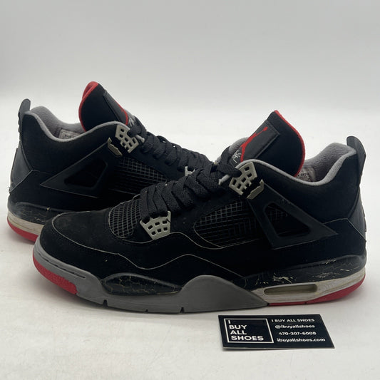 Size 11.5 - Air Jordan 4 Retro bred release 2012 (308497-003)