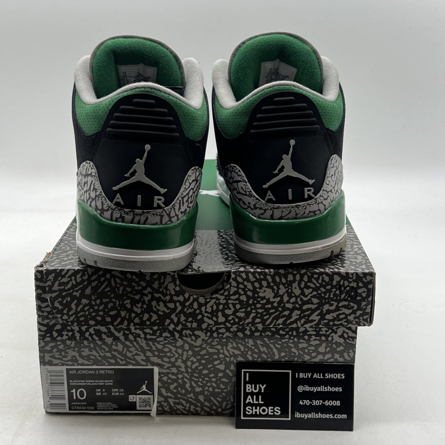 Size 10 - Air Jordan 3 Retro Mid Pine Green (CT8532-030)