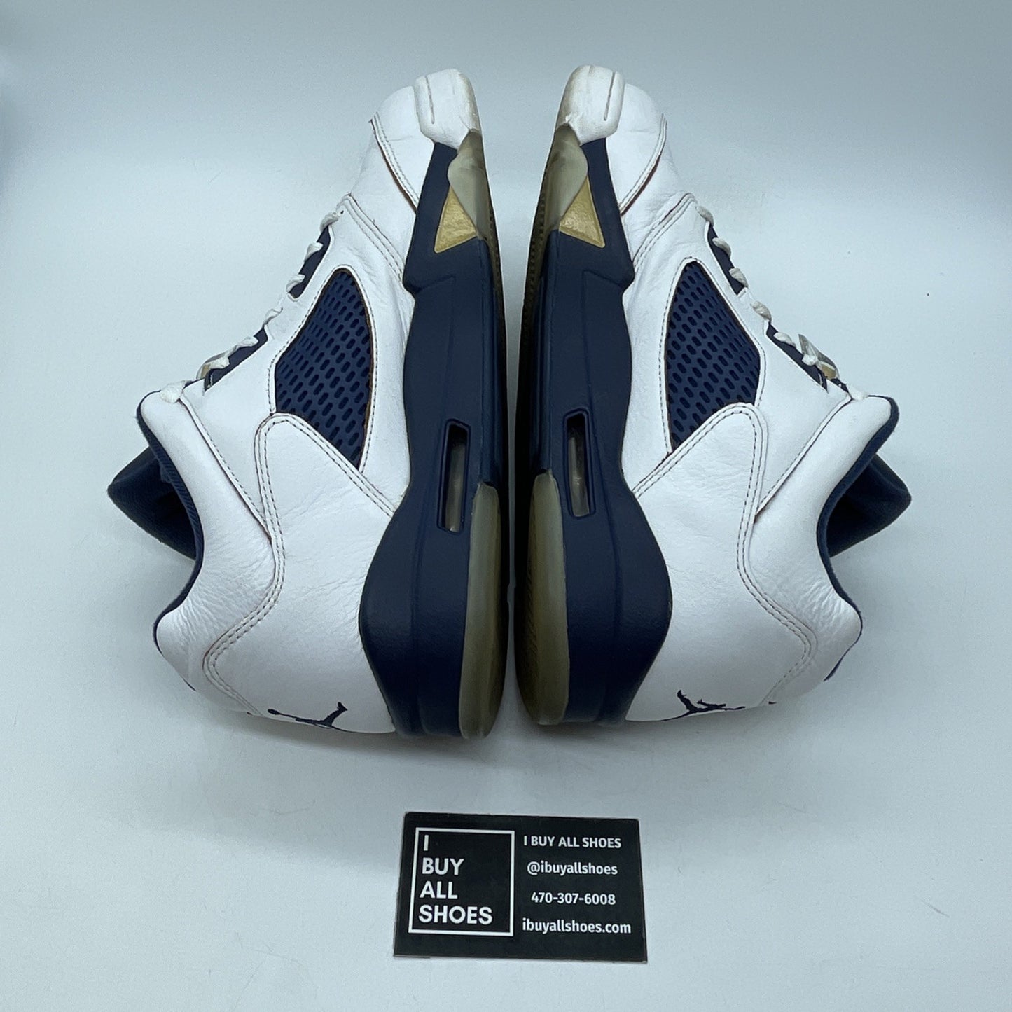 Size 11 - Air Jordan 5 Retro Low Dunk From Above Blue White (819171-135)