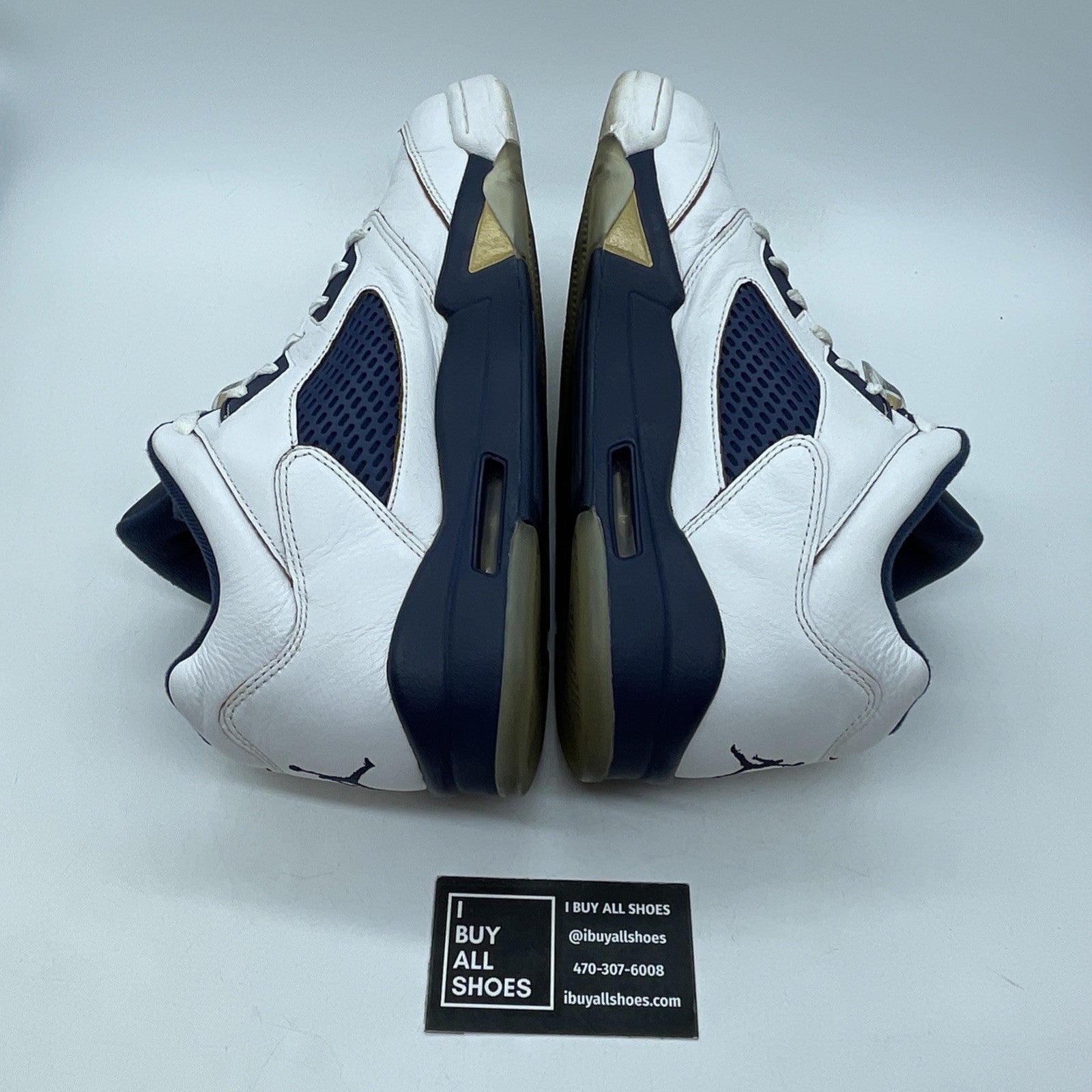 Size 11 - Air Jordan 5 Retro Low Dunk From Above Blue White (819171-135)