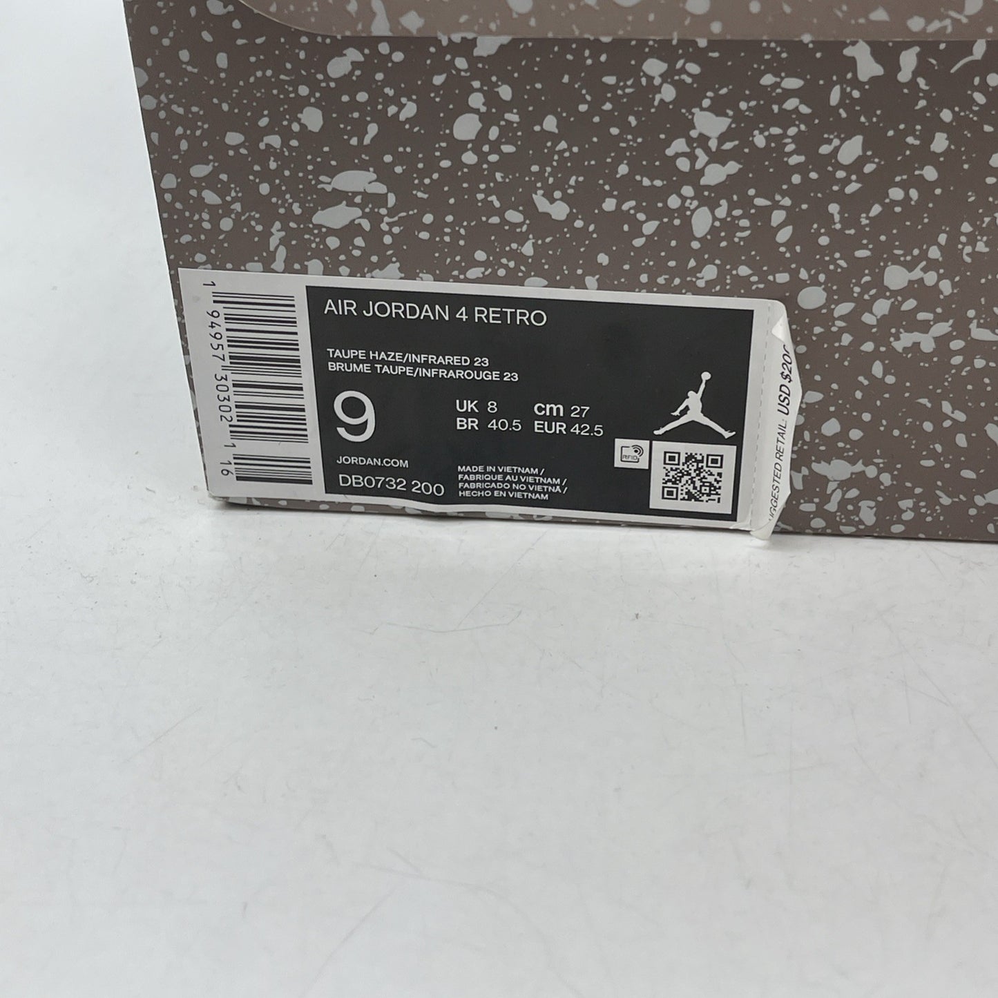 Size 9 - Air Jordan 4 Retro Mid Taupe Haze (DB0732-200)