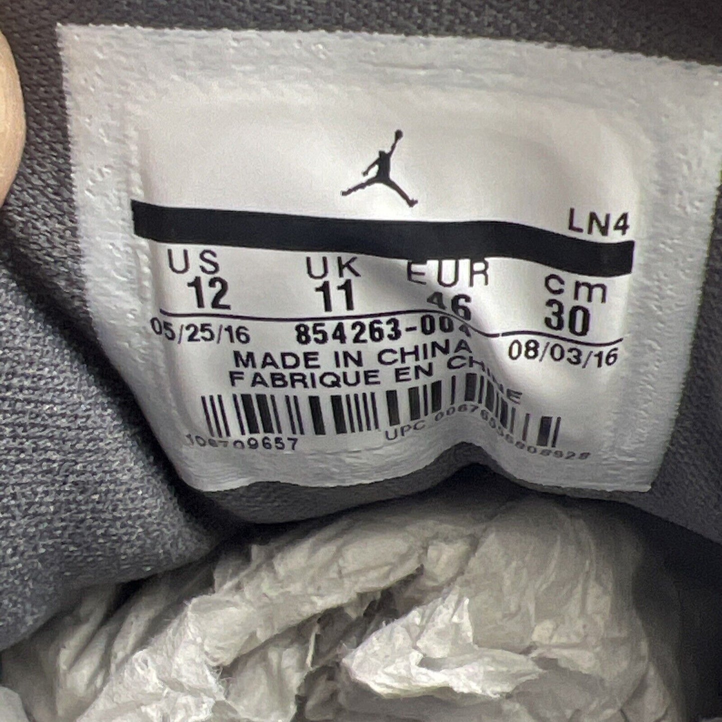 Size 12 - Air Jordan 3 Retro Wool Cream (854263-004)