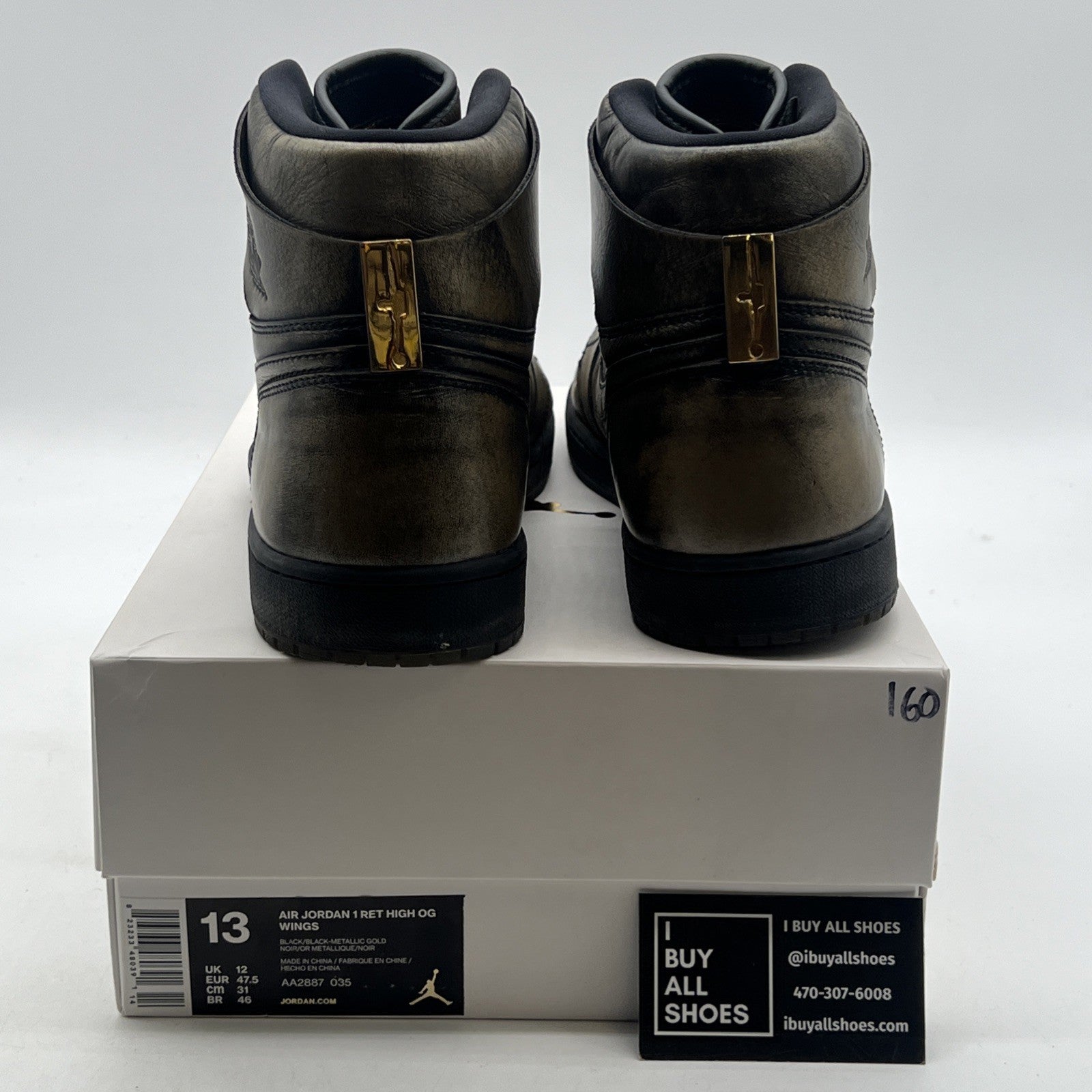 Size 13 - Air Jordan 1 Retro OG High Wings (AA2887-035)