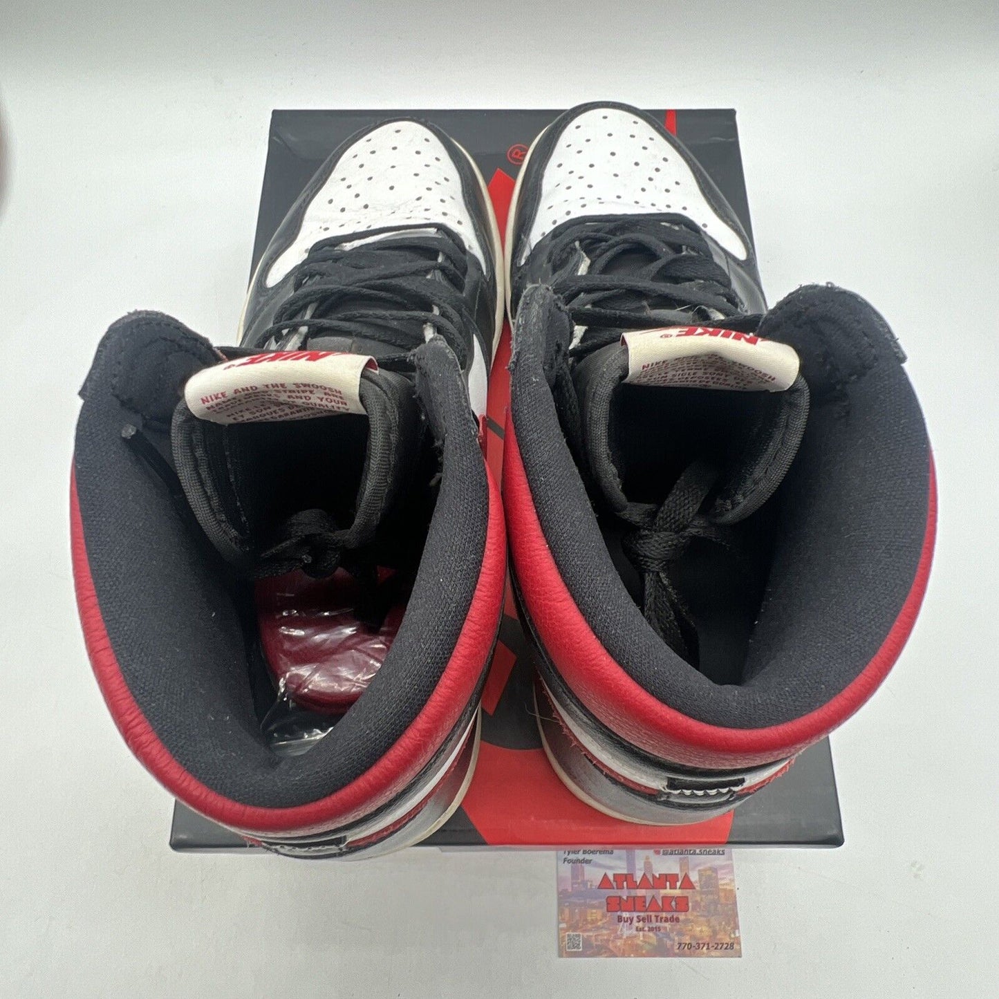 Size 12 - Jordan 1 Retro High OG Gym Red 2019 Black Red White (555088-061)