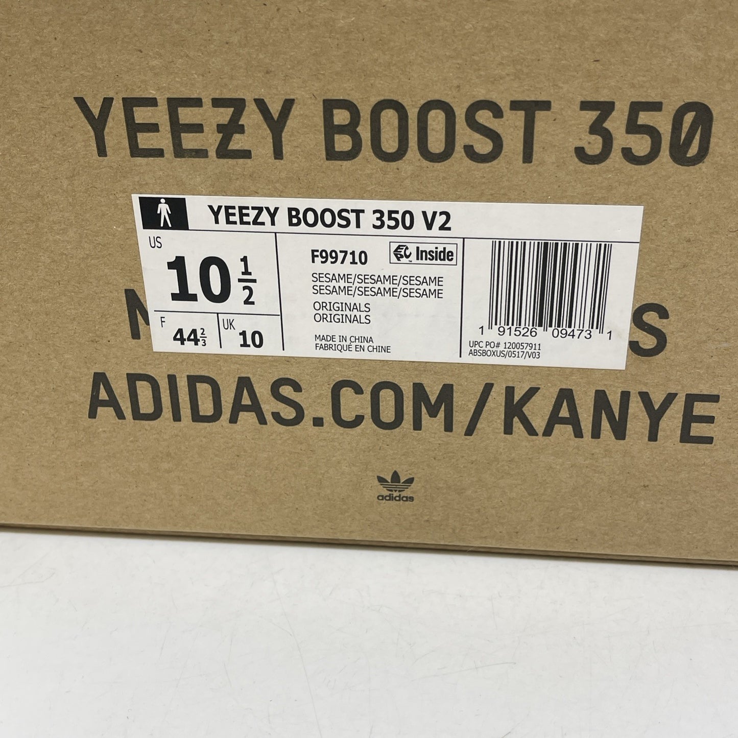 Size 10.5 - adidas Yeezy Boost 350 V2 Low Sesame Brown Suede (F99710)