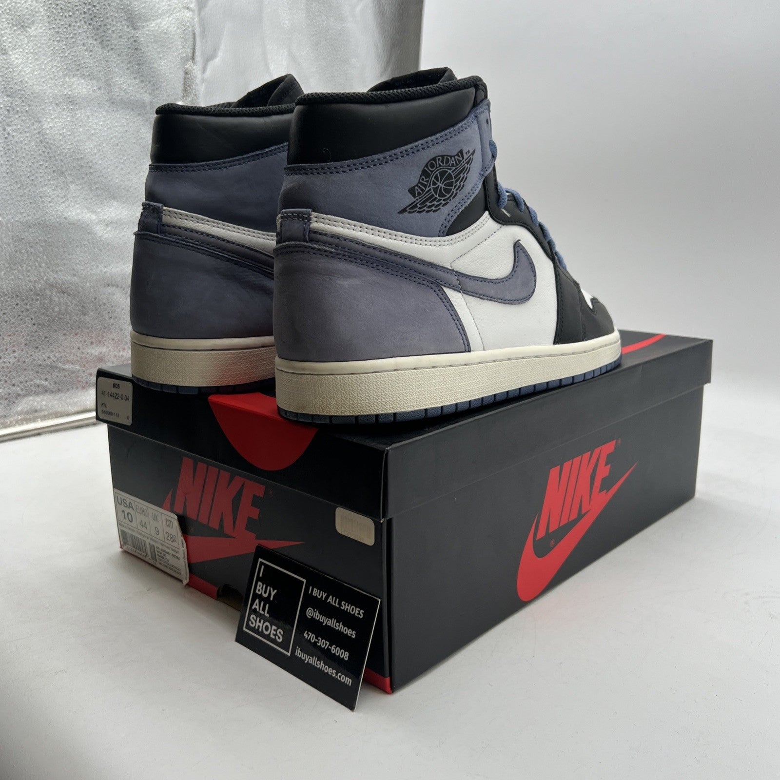 Size 10 - Air Jordan 1 OG High Best Hand in the Game Blue Moon (555088-115)