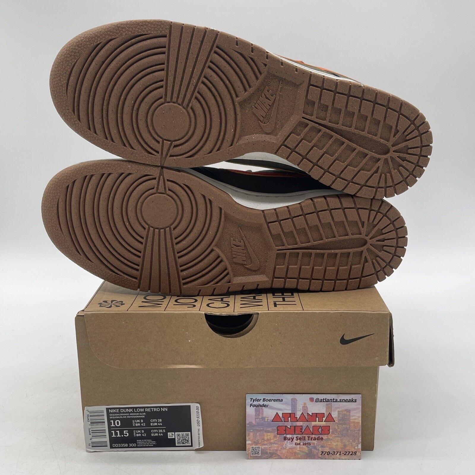 Size 10 - Nike Dunk Next Nature Low Toasty Sequoia Green White (DD3358-300)