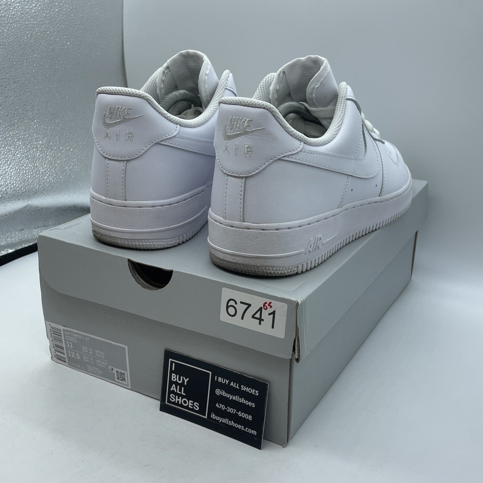 Size 11 - Nike Air Force 1 '07 Low Triple White Leather (CW2288-111)