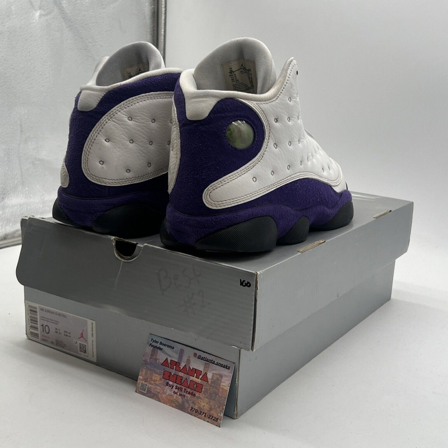 Size 10 - Air Jordan 13 Retro Lakers (414571-105)