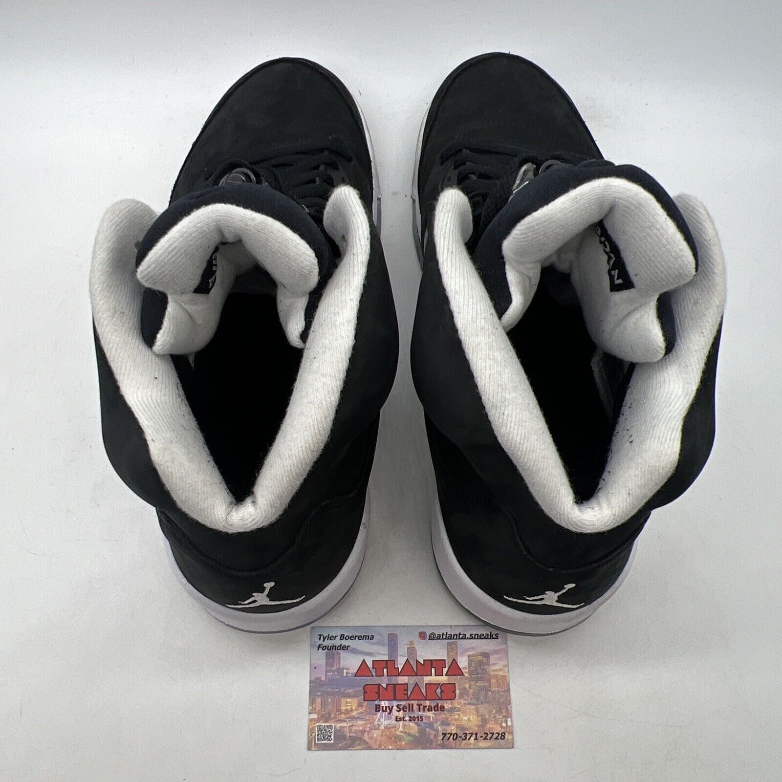 Size 12 - Jordan 5 Retro Mid Oreo Black White Suede (CT4838-011)