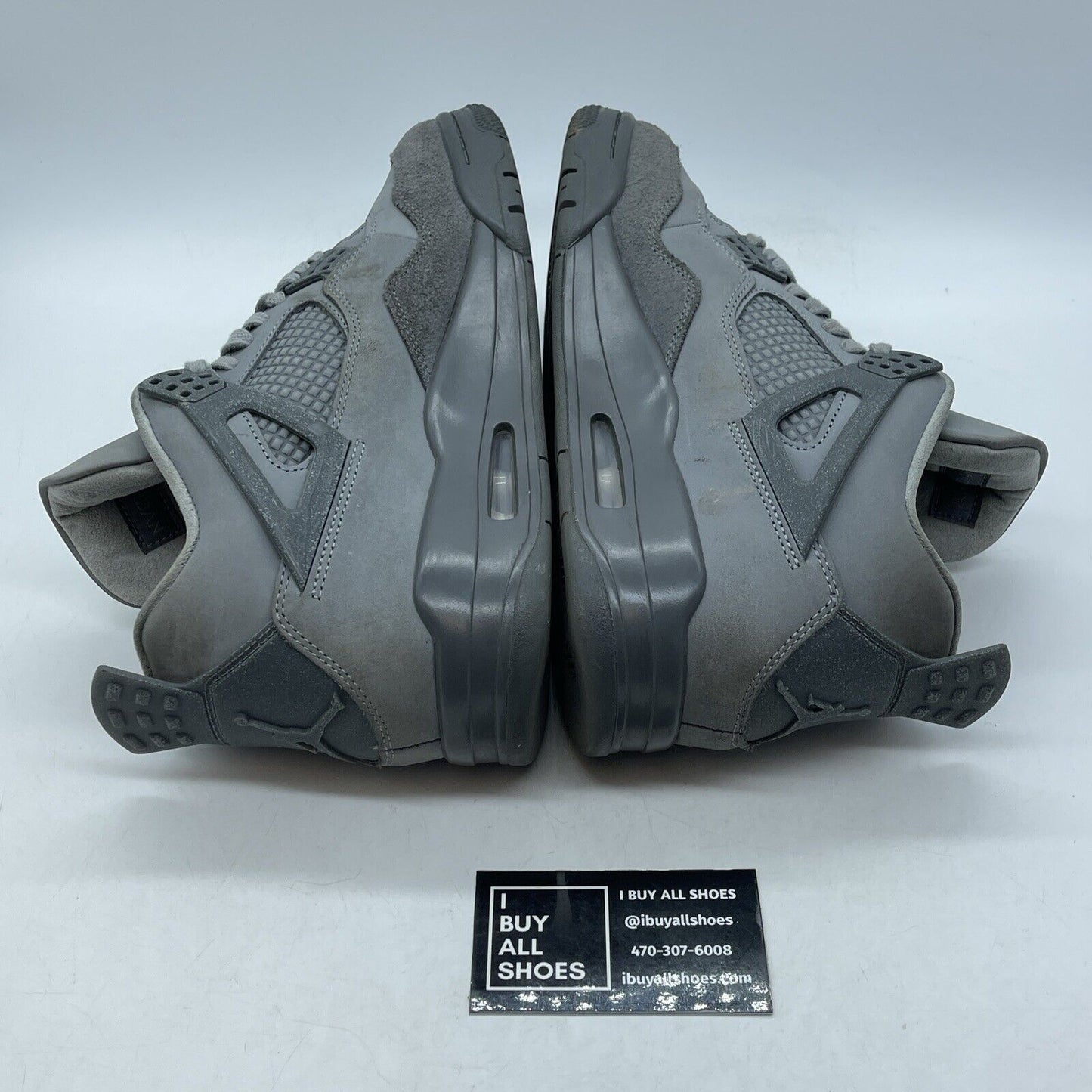 Size 9 - Air Jordan 4 Retro 2024 Paris Olympics Wet Cement Suede (FQ7928-001)