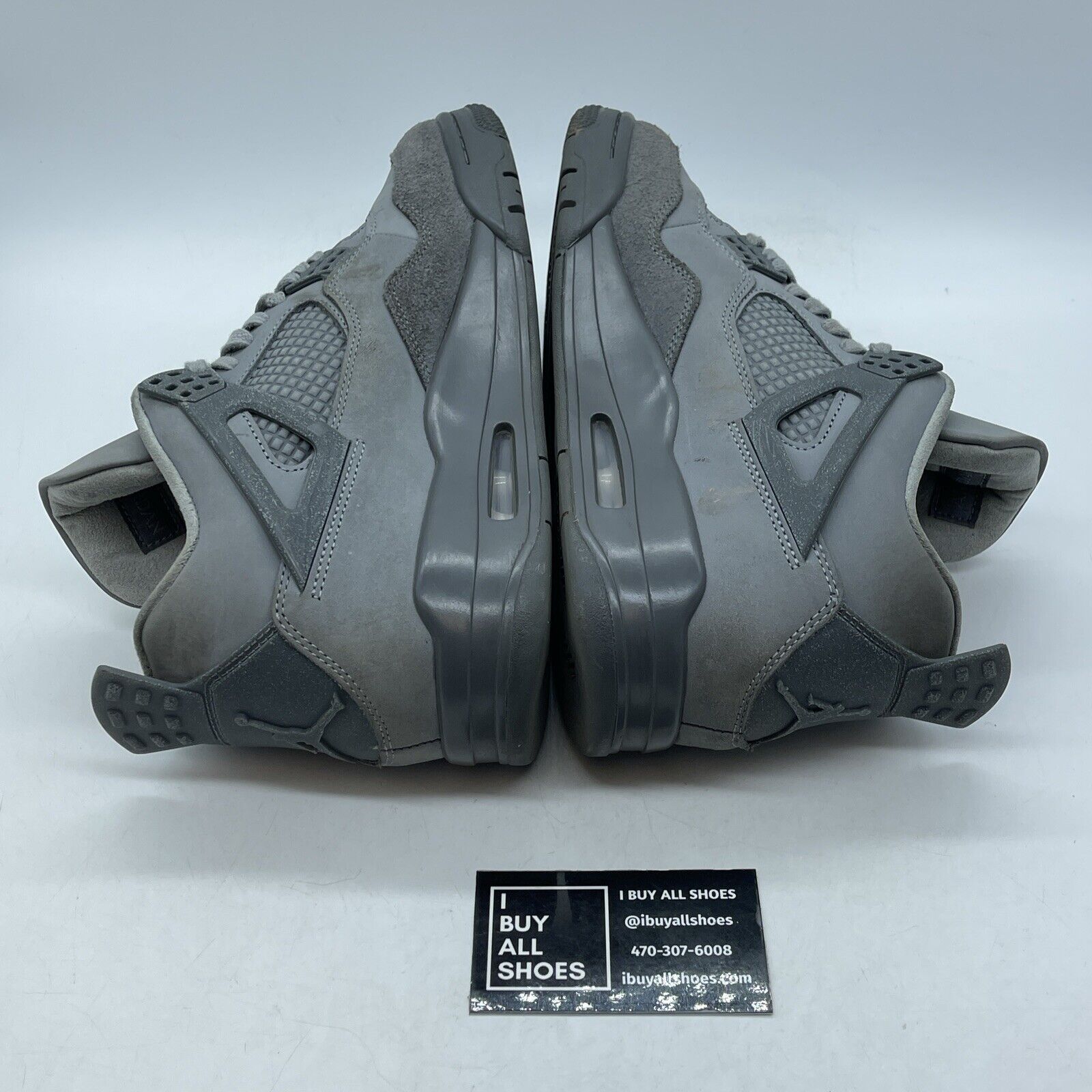 Size 9 - Air Jordan 4 Retro 2024 Paris Olympics Wet Cement Suede (FQ7928-001)