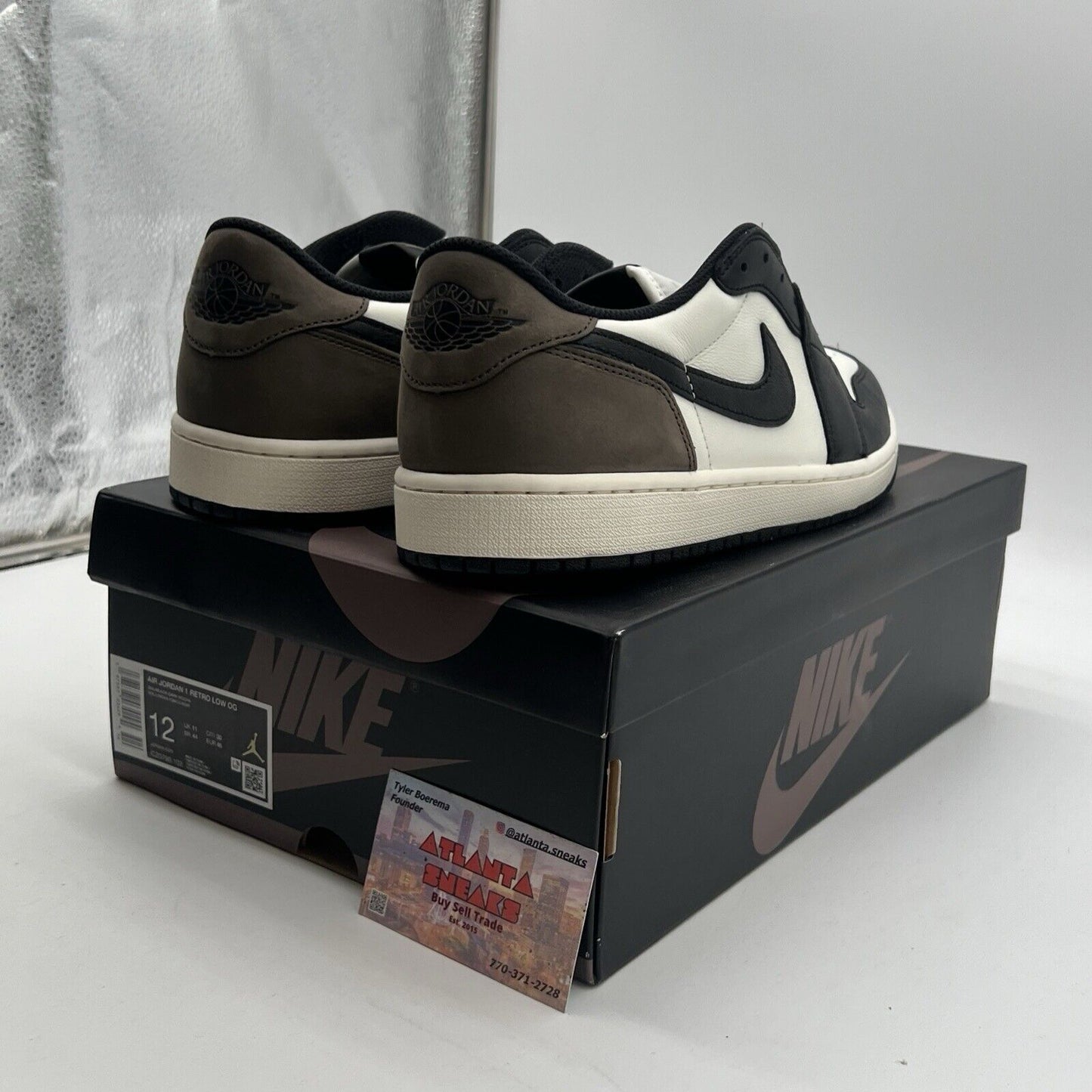 Size 12 - Air Jordan 1 Retro OG Low Mocha (CZ0790-102)