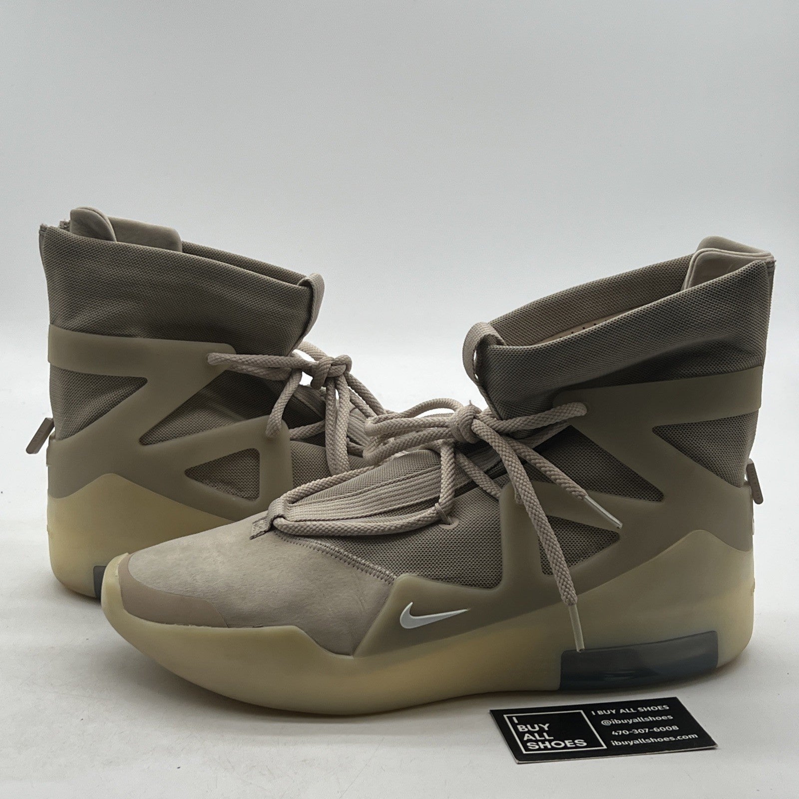Size 11.5 - Nike Air Fear Of God 1 Oatmeal (AR4237-900)