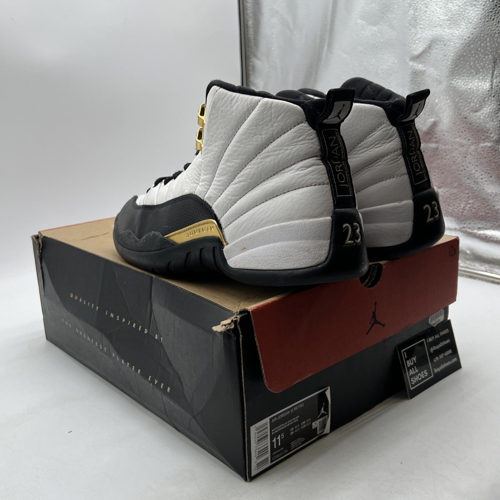 Size 11.5 - Air Jordan 12 Royalty (CT8013-170)