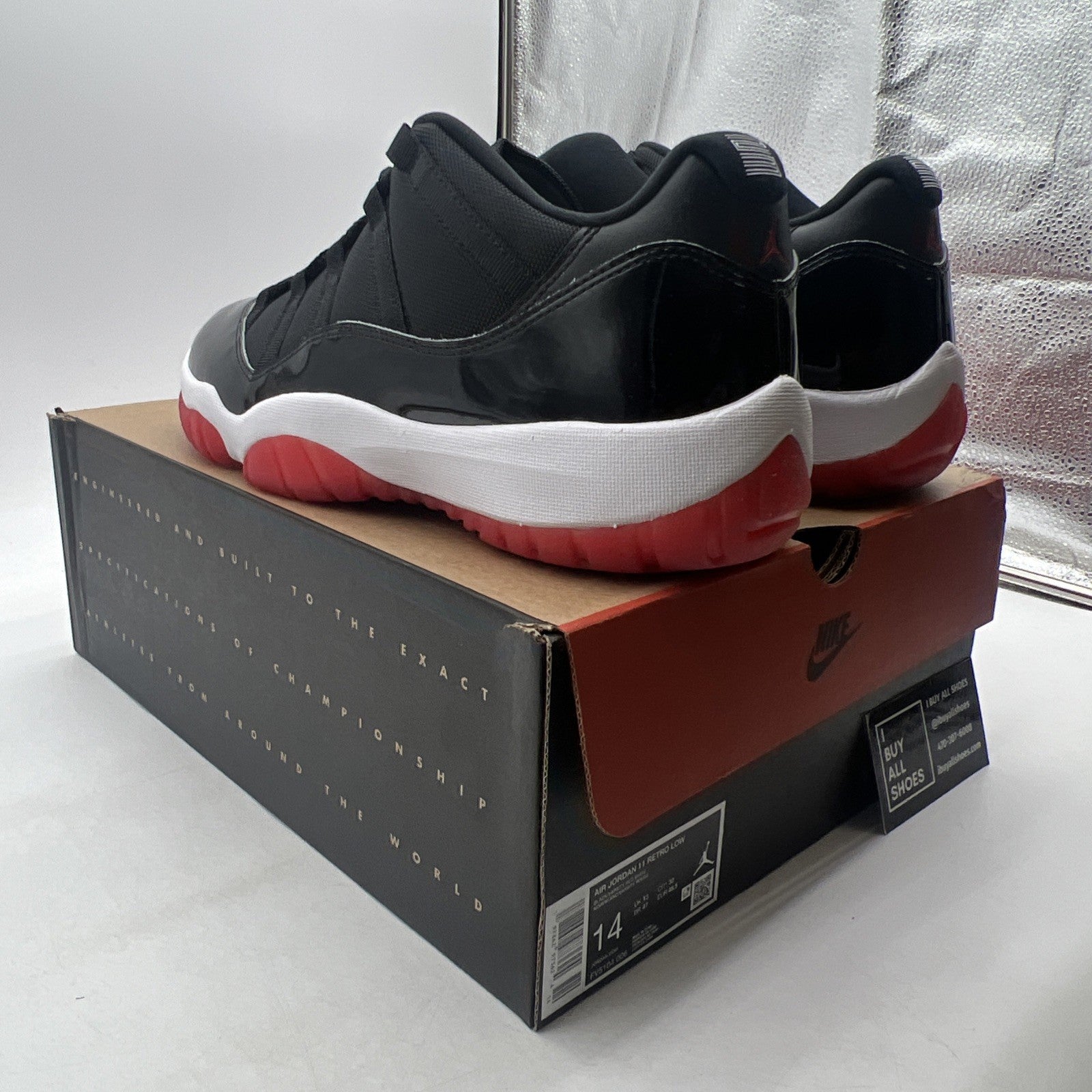 Size 14 - Air Jordan 11 Retro 2025 Low Bred (FV5104-006)