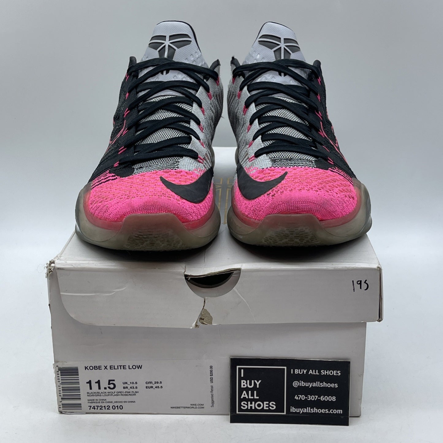 Size 11.5 - Nike Kobe 10 Elite Mambacurial (747212-010)