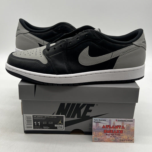 Size 11 - Air Jordan 1 Retro OG 2024 Low Shadow Grey Leather  (CZ0790-003)