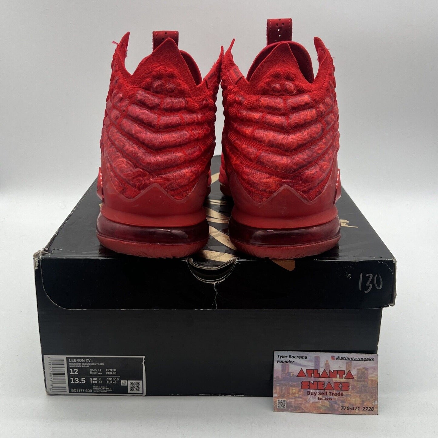 Size 12 - Nike LeBron 17 Red Carpet  (BQ3177-600)