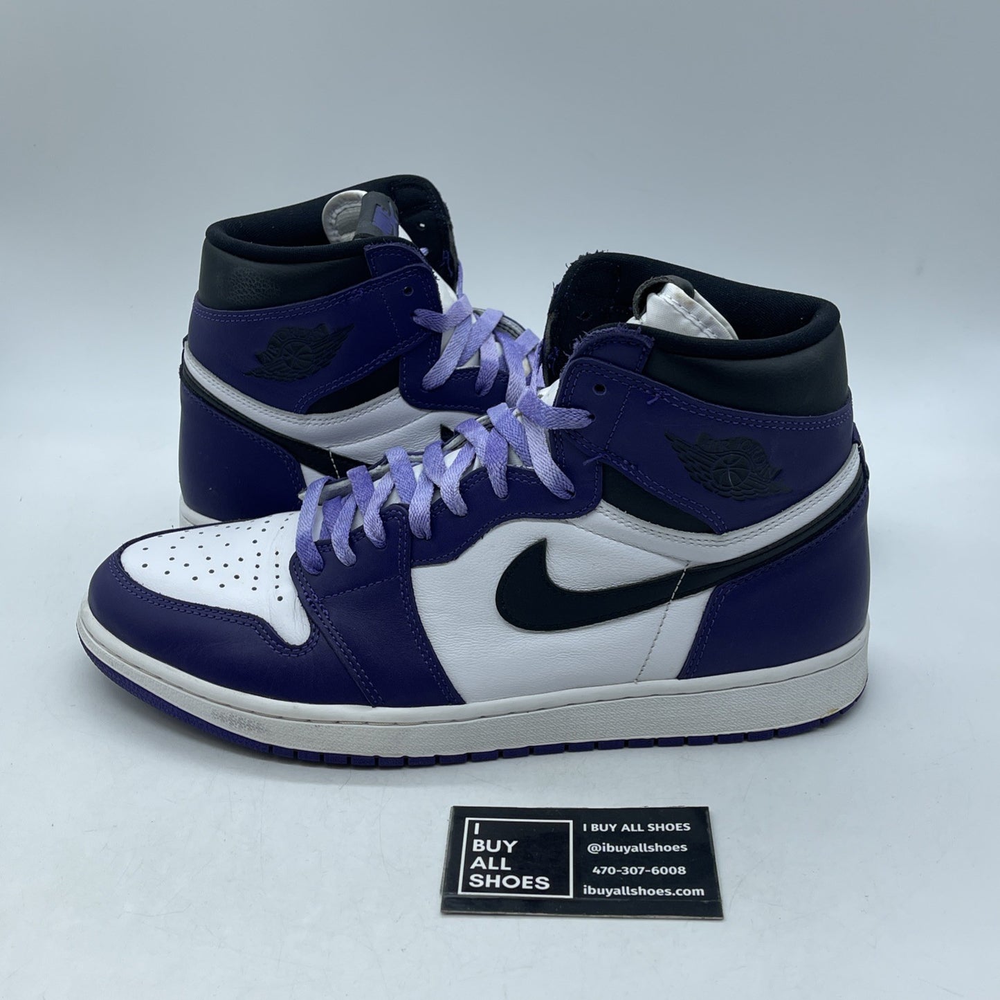 Size 12 - Air Jordan 1 Retro OG High Court Purple 2.0  (555088-500)