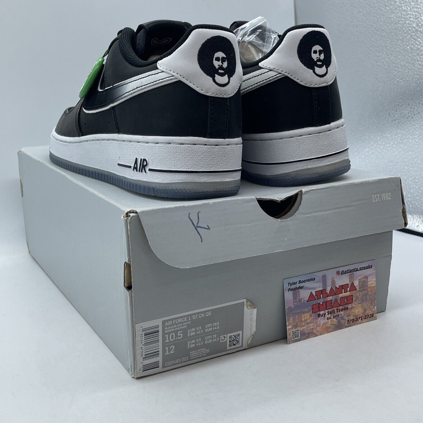 Size 10.5 - Nike Colin Kaepernick x Air Force 1 07 QS Low True to 7 (CQ0493-001)