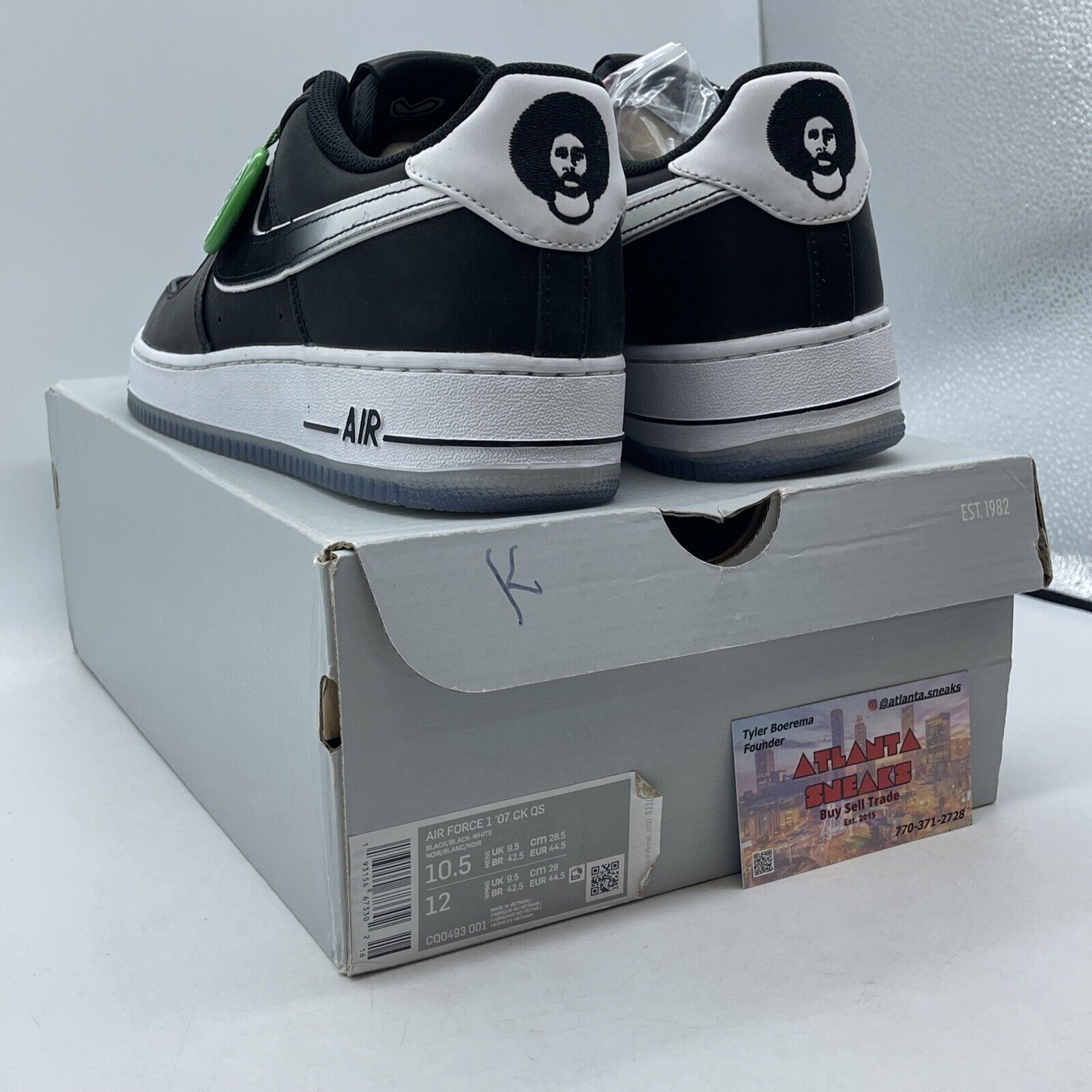Size 10.5 - Nike Colin Kaepernick x Air Force 1 07 QS Low True to 7 (CQ0493-001)