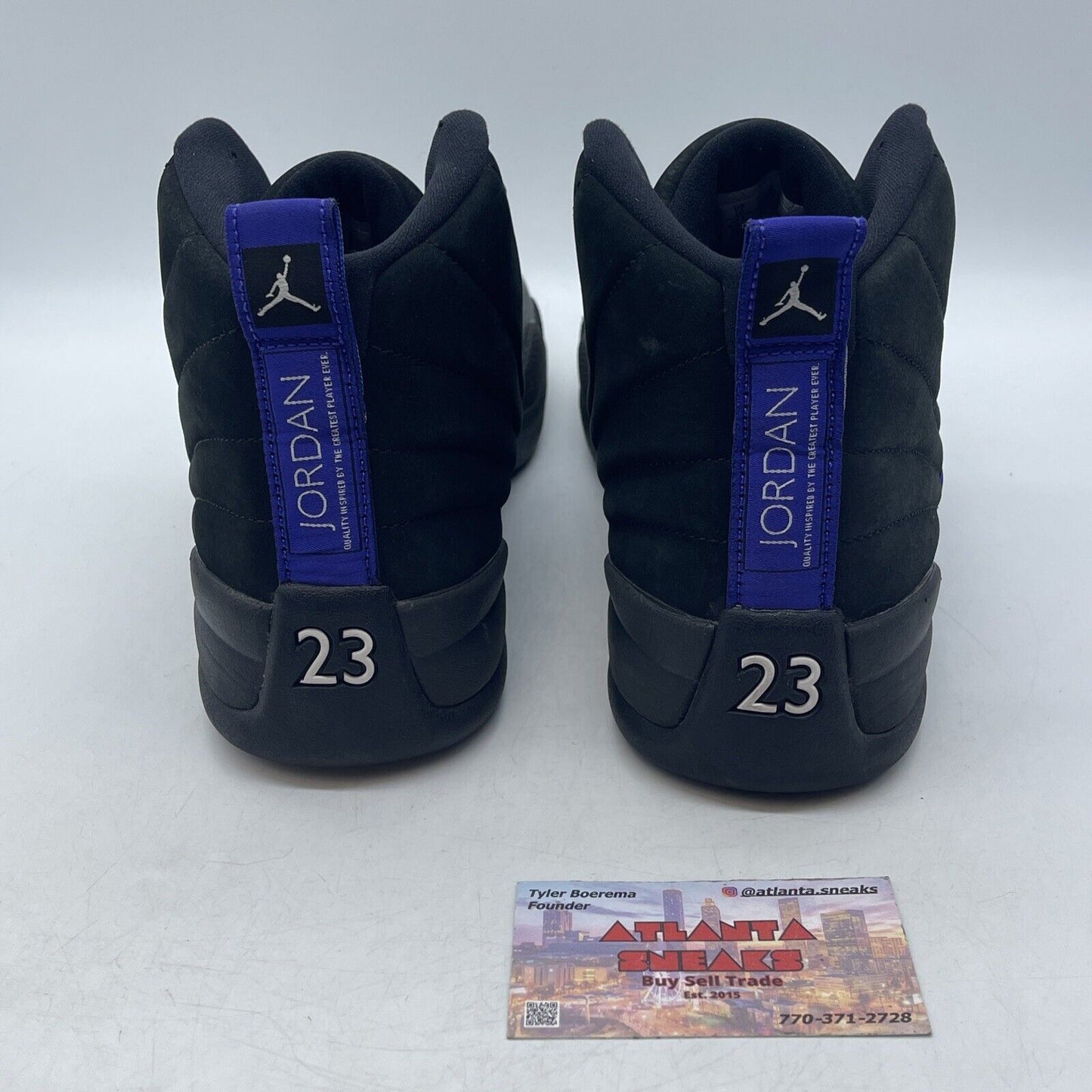 Size 10 - Air Jordan 12 Retro Dark Concord Black Purple Suede (CT8013-005)