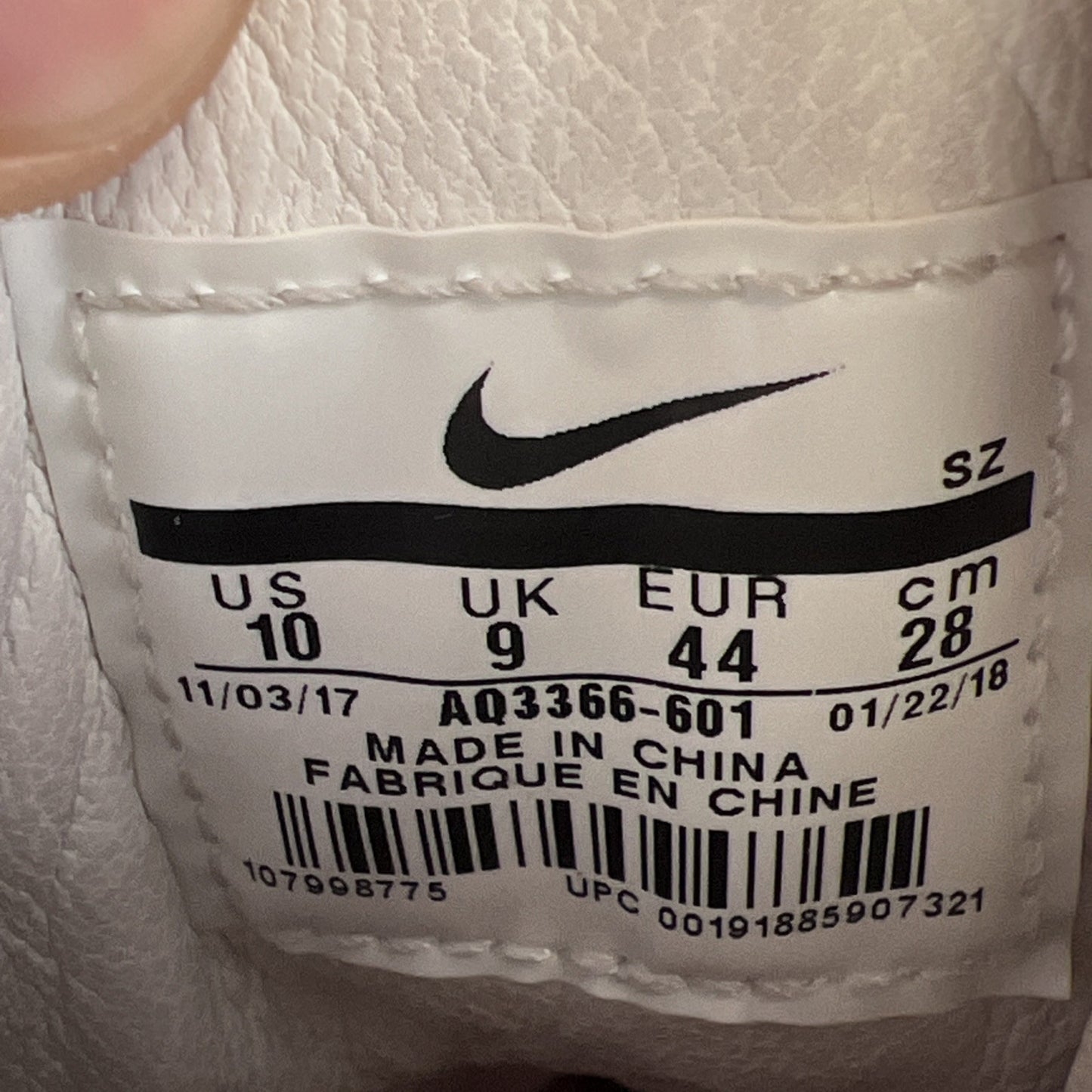 Size 10 - Riccardo Tisci x NikeLab Air Force 1 High Victorious Minotaurs