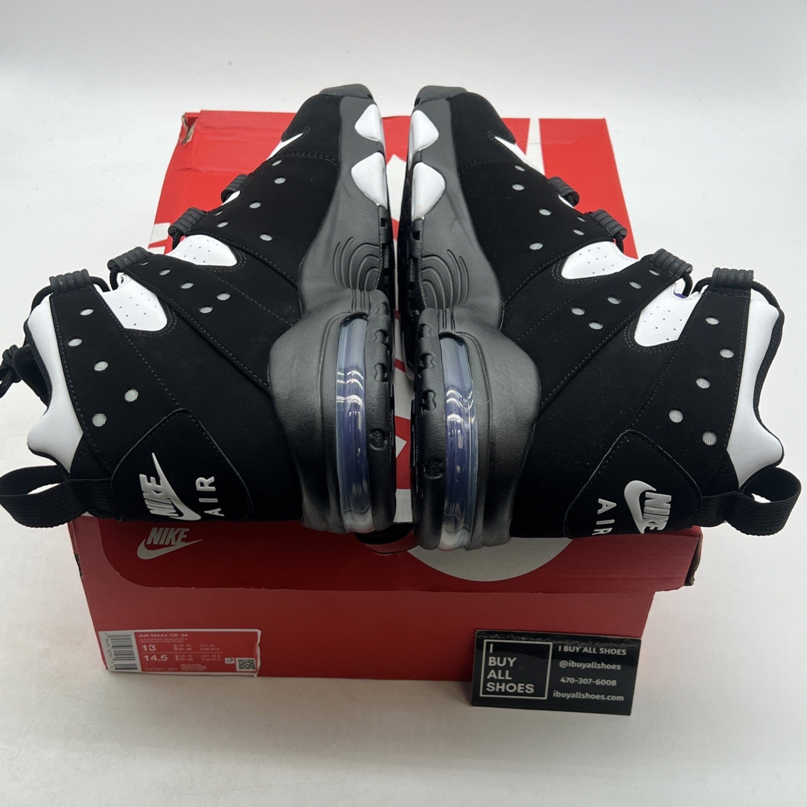 Size 13 - Nike Air Max 2 CB 94 Retro 2020 Black Purple (CZ7871-001)