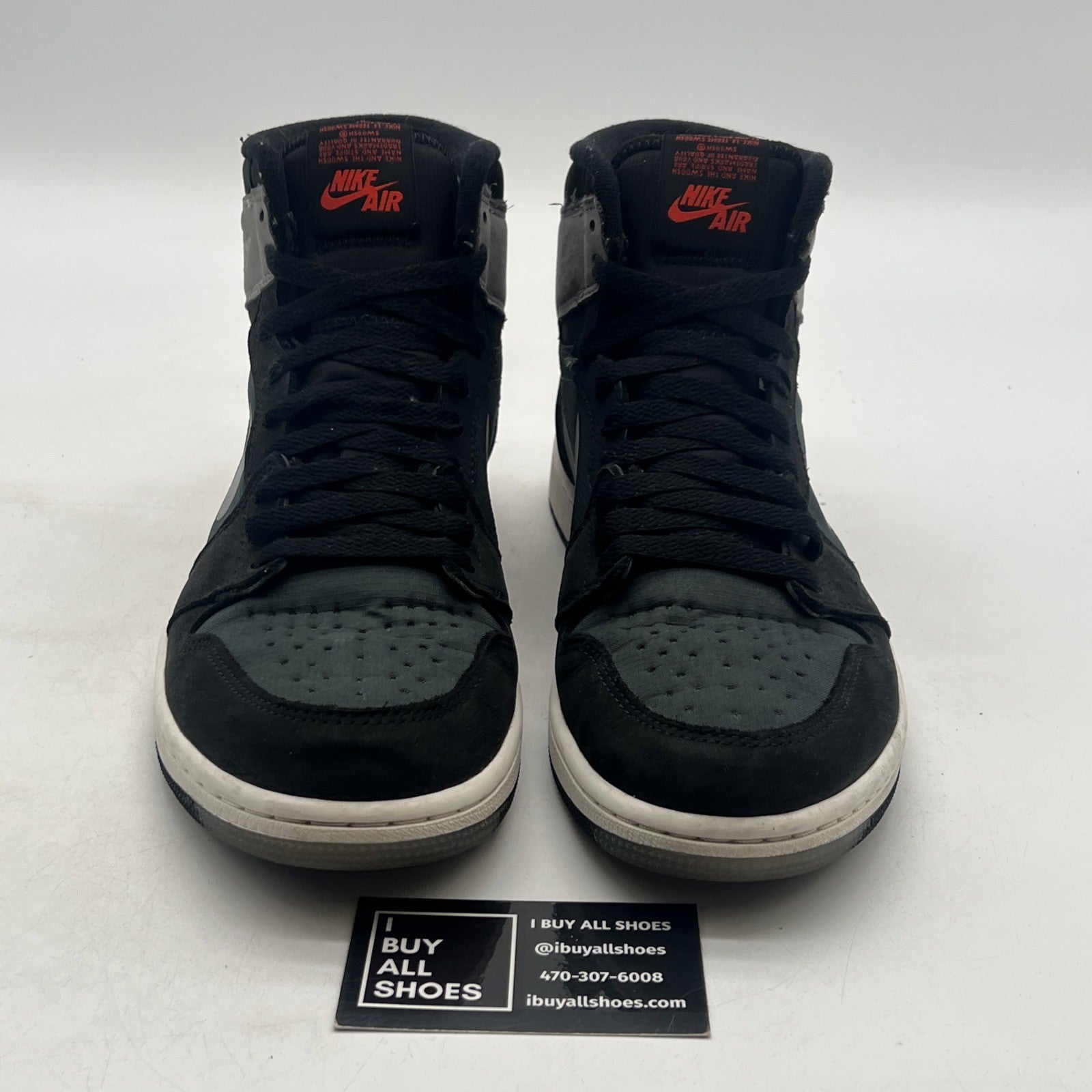 Size 9.5 - Air Jordan 1 Element GORE-TEX High Black Particle Grey (DB2889-001)